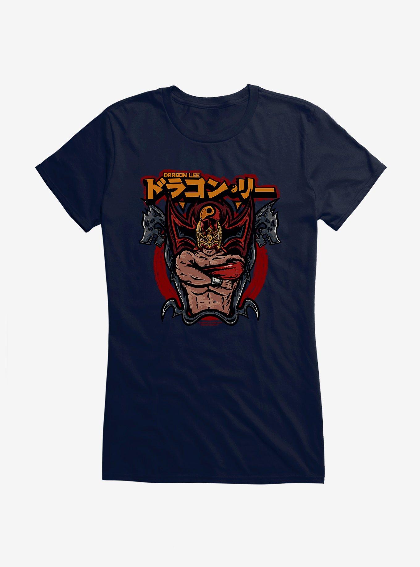 Masked Republic Legends Of Lucha Libre Dragon Lee Crest Girls T-Shirt, , hi-res
