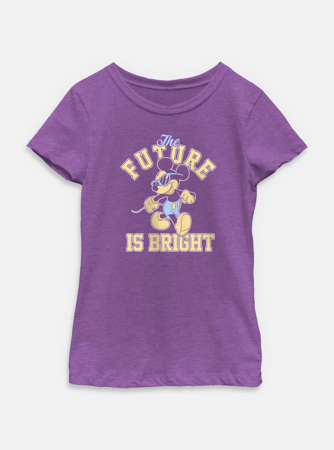 Disney Mickey Mouse The Future Is Bright Mickey Youth Girls T-Shirt, , hi-res