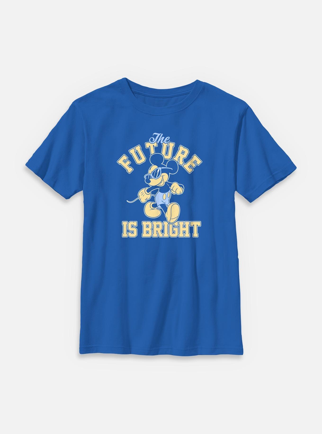 Disney Mickey Mouse The Future Is Bright Mickey Youth T-Shirt, , hi-res