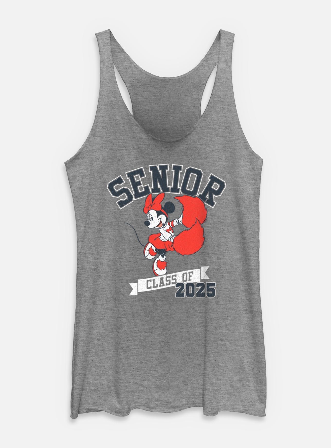 Disney Minnie Mouse Senior Class Of 2025 Minnie Womens Tank Top, GRAY HTR, hi-res