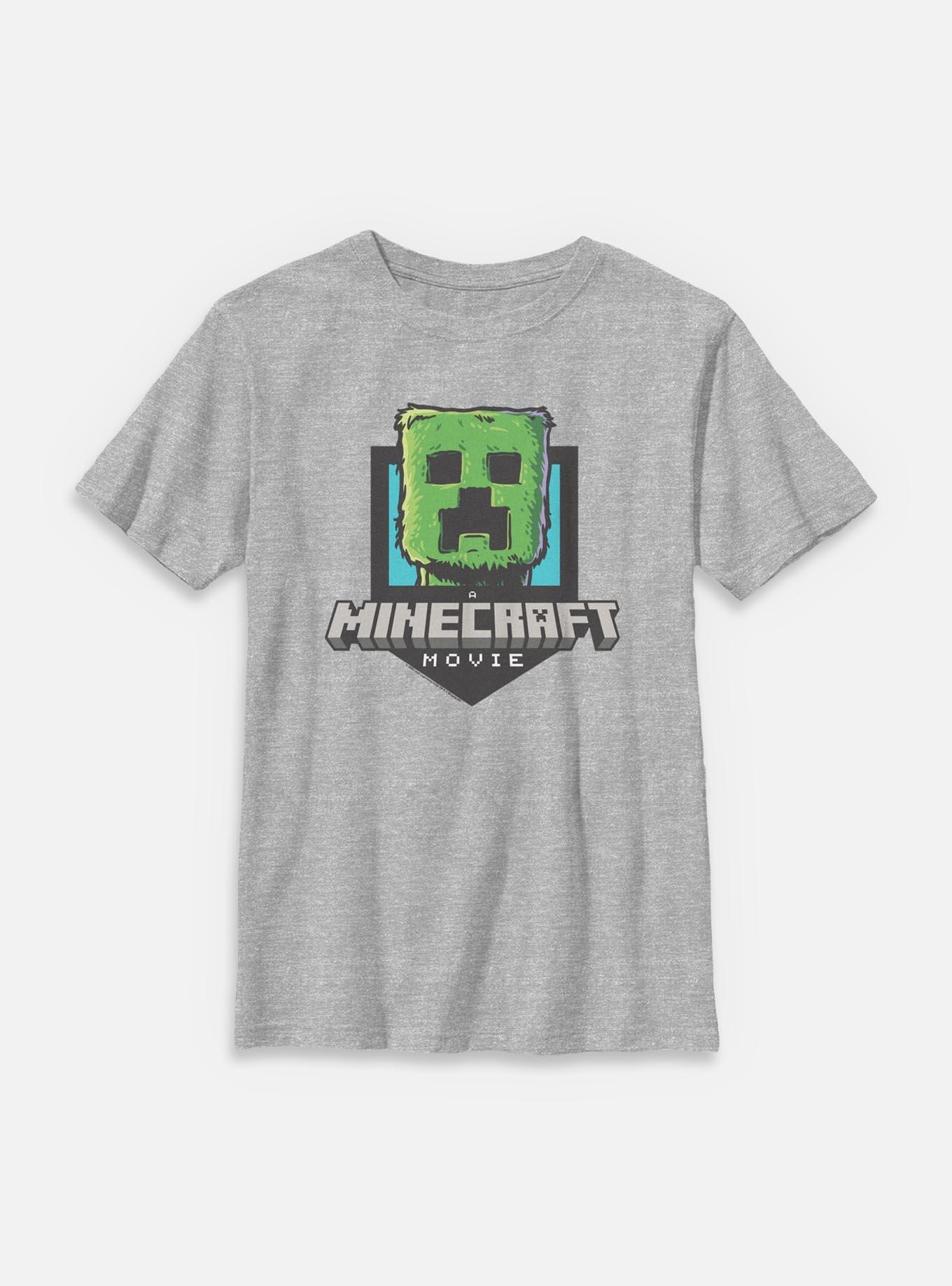 A Minecraft Movie Zombie Logo Youth T-Shirt, , hi-res