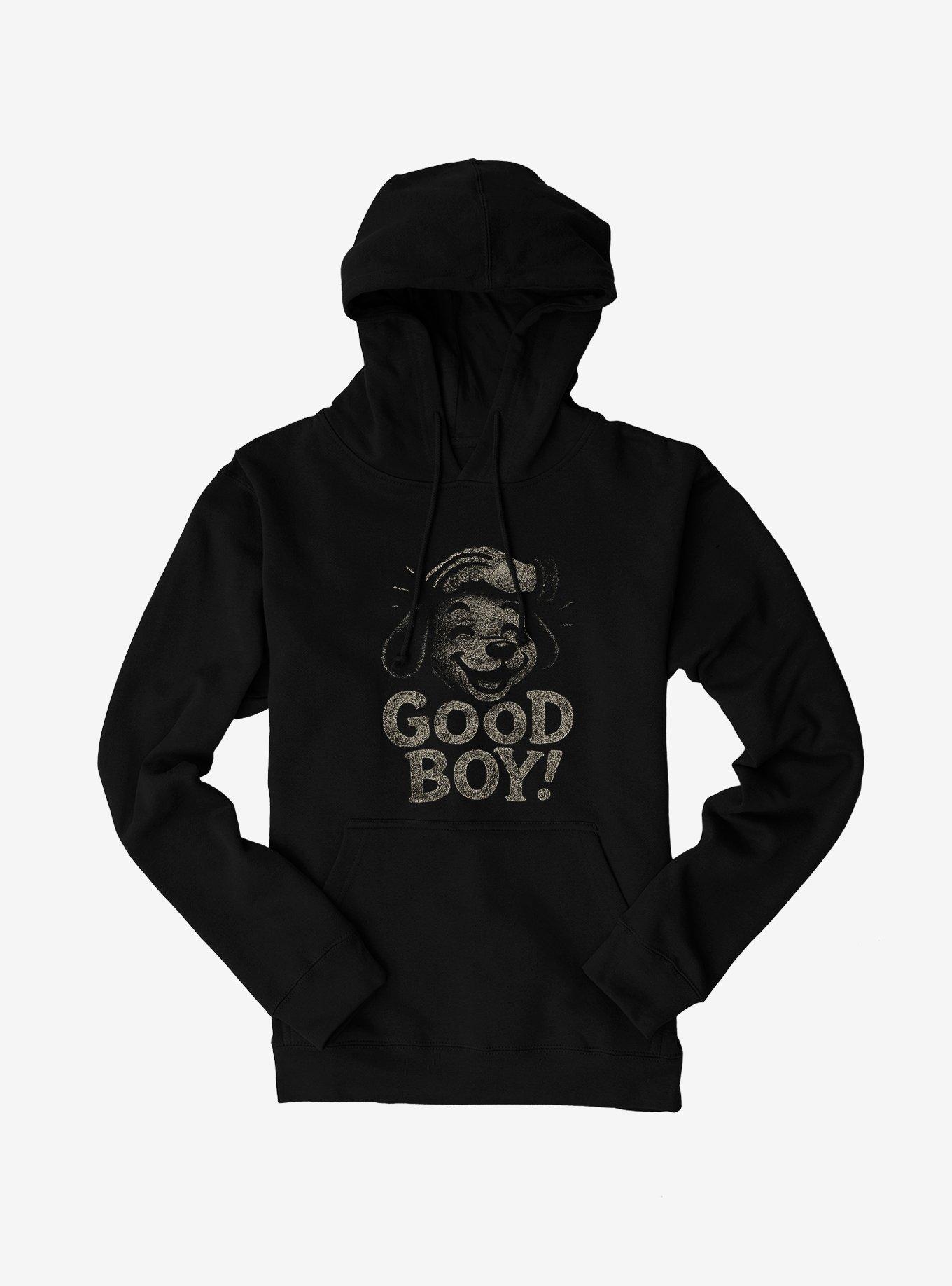 Dog Good Boy Hoodie, BLACK, hi-res