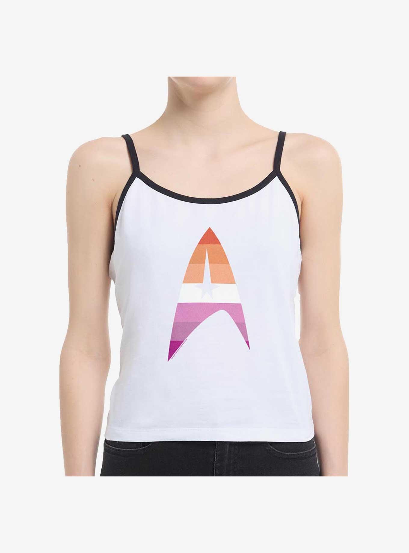 Star Trek Lesbian Flag Logo Girls Cami Tank, , hi-res