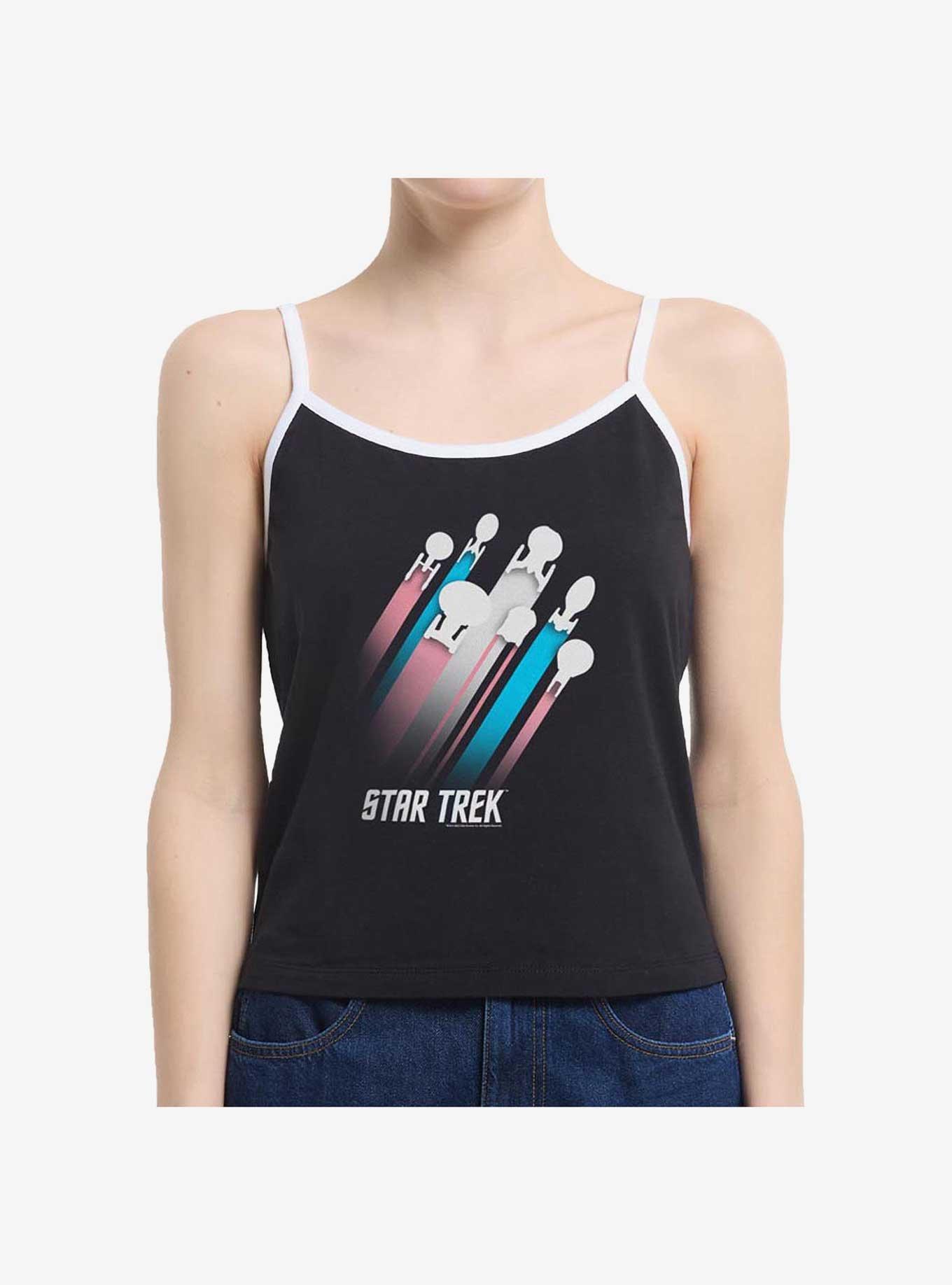 Star Trek Trans Pride Fleet Stripes Girls Cami Tank, , hi-res