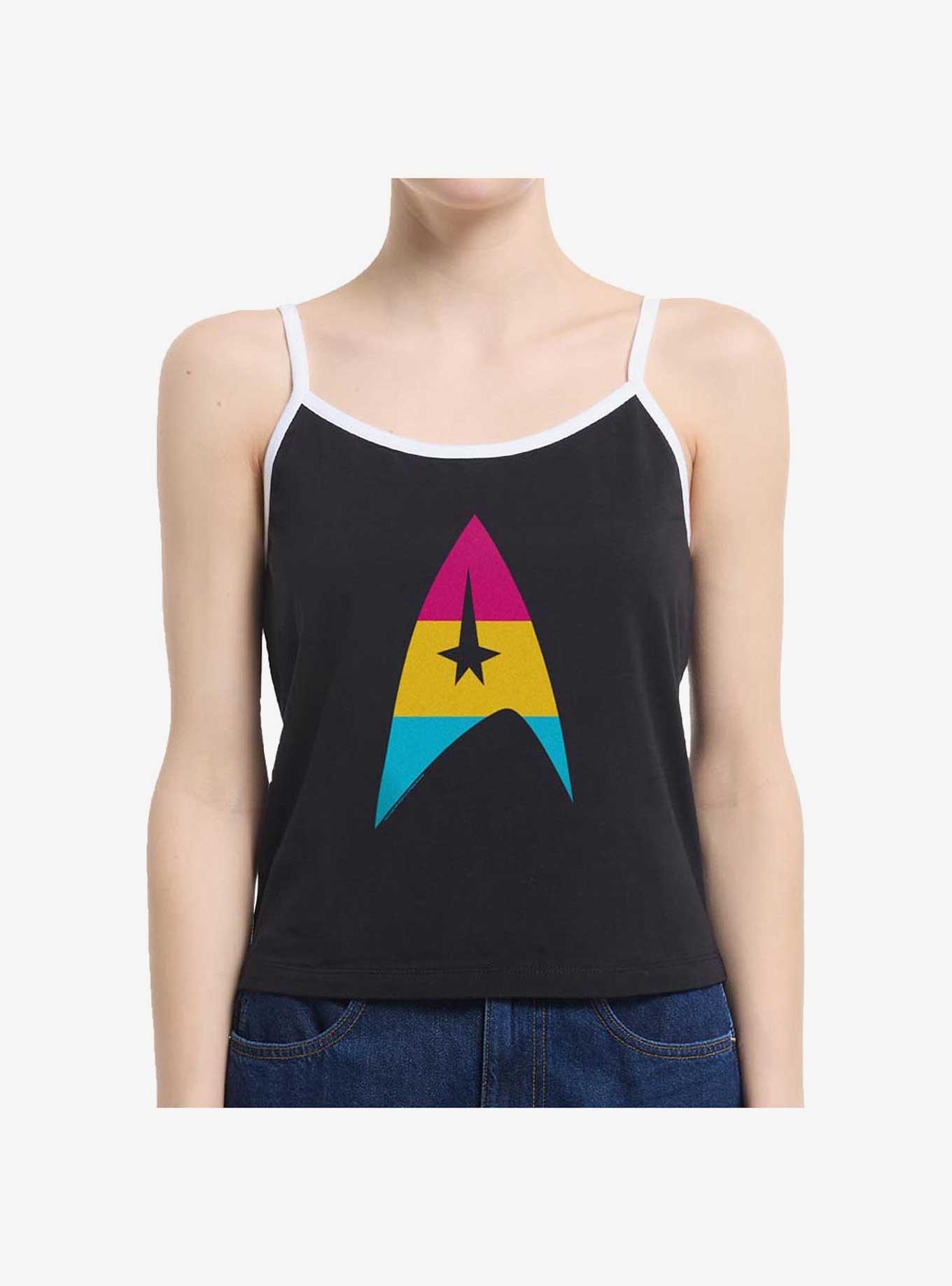 Star Trek Pan Flag Logo Girls Cami Tank, , hi-res