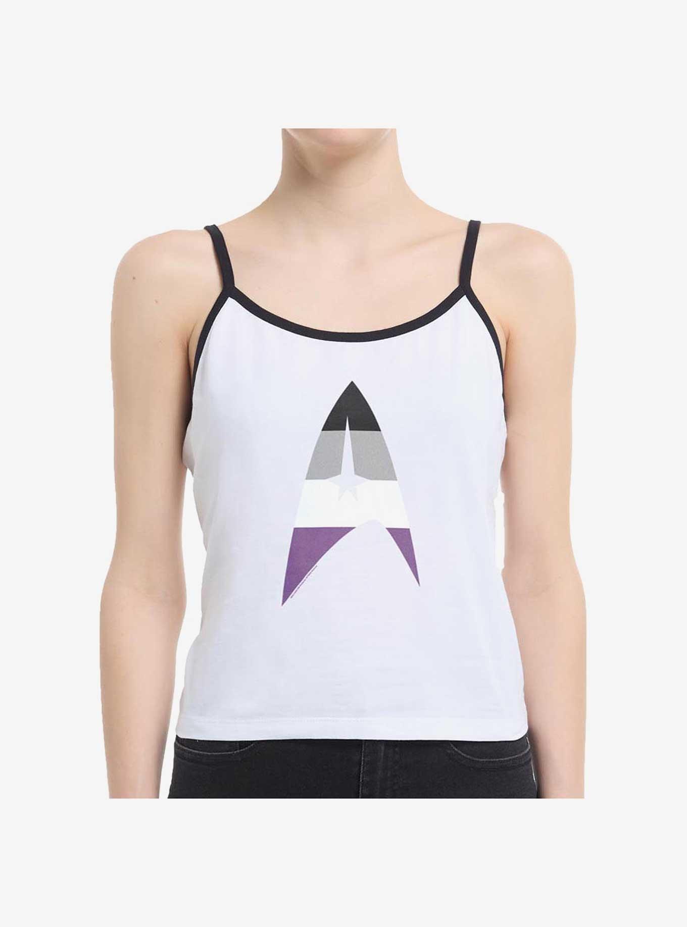 Star Trek Asexual Flag Logo Girls Cami Tank, , hi-res