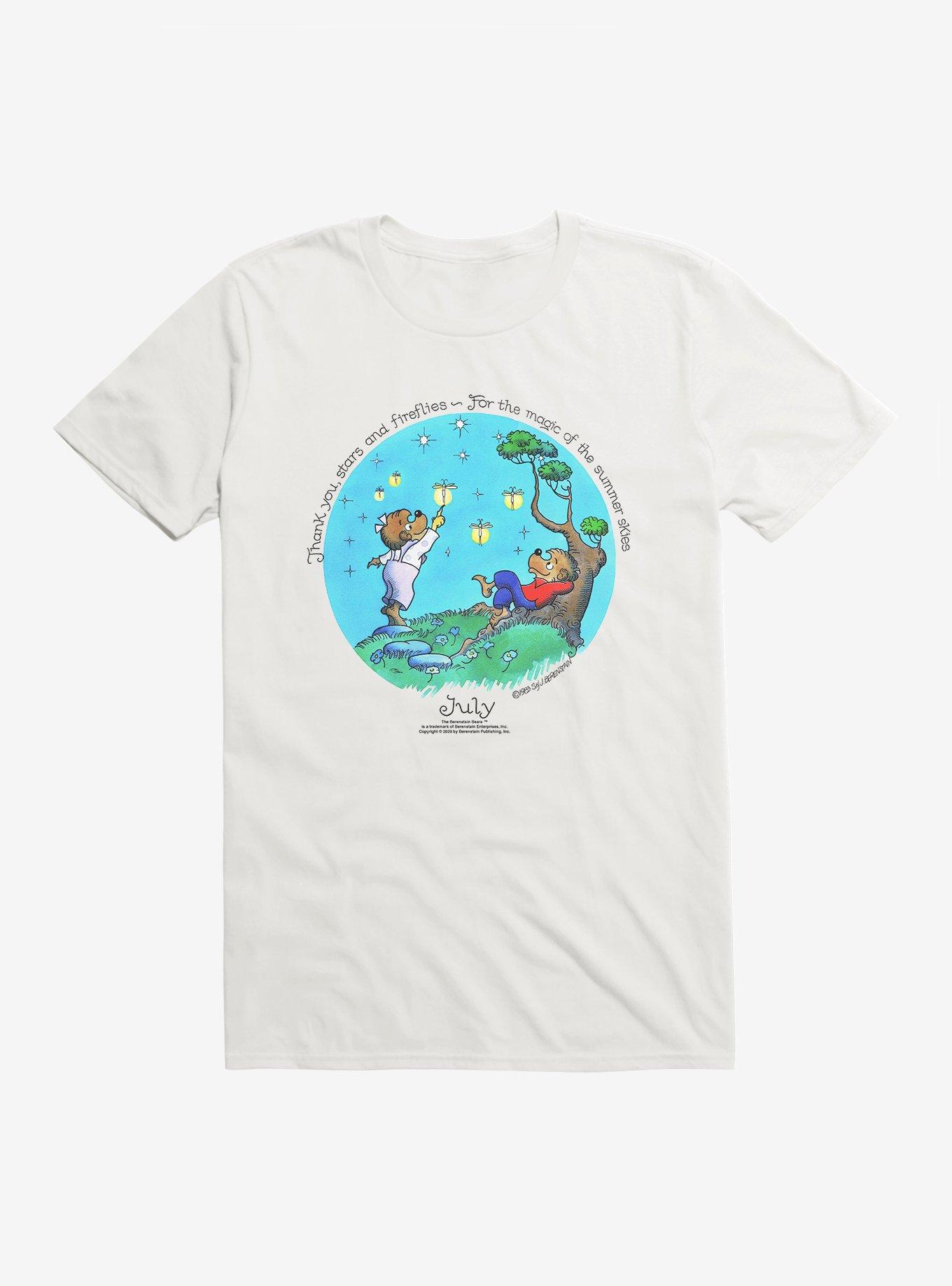 The Berenstain Bears Firefly July T-Shirt, WHITE, hi-res