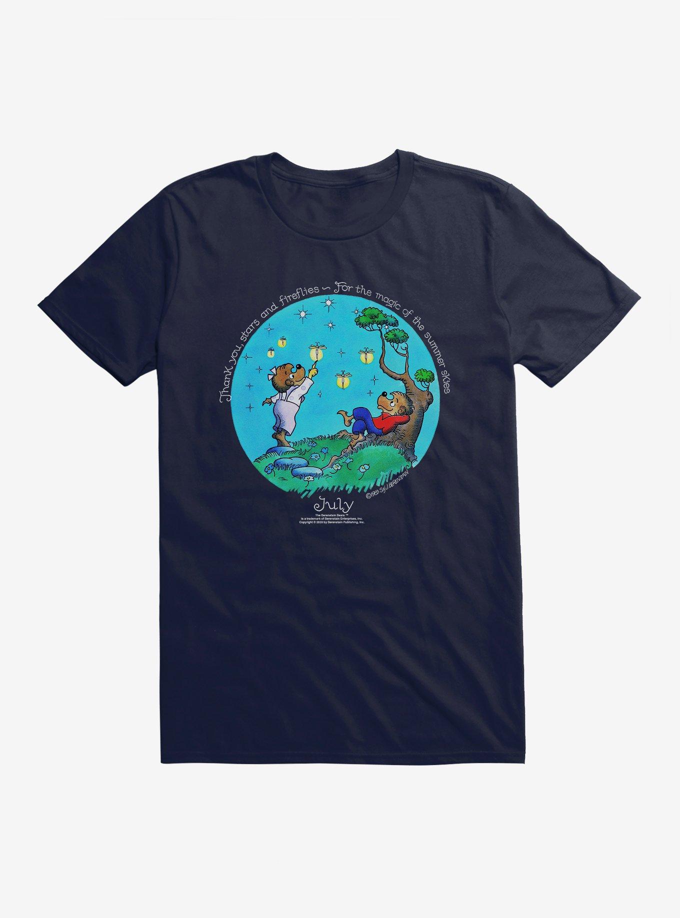 The Berenstain Bears Firefly July T-Shirt, NAVY, hi-res