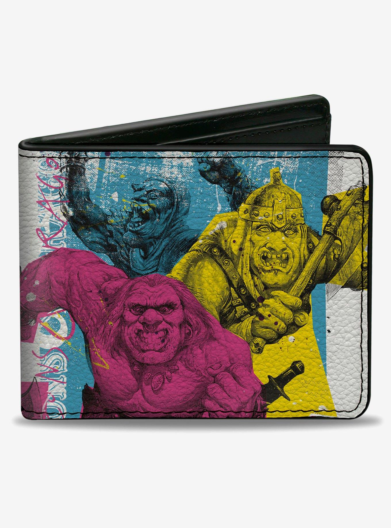 Dungeons & Dragons Ghoul Gang Group Pose Multi Bifold Wallet, , hi-res