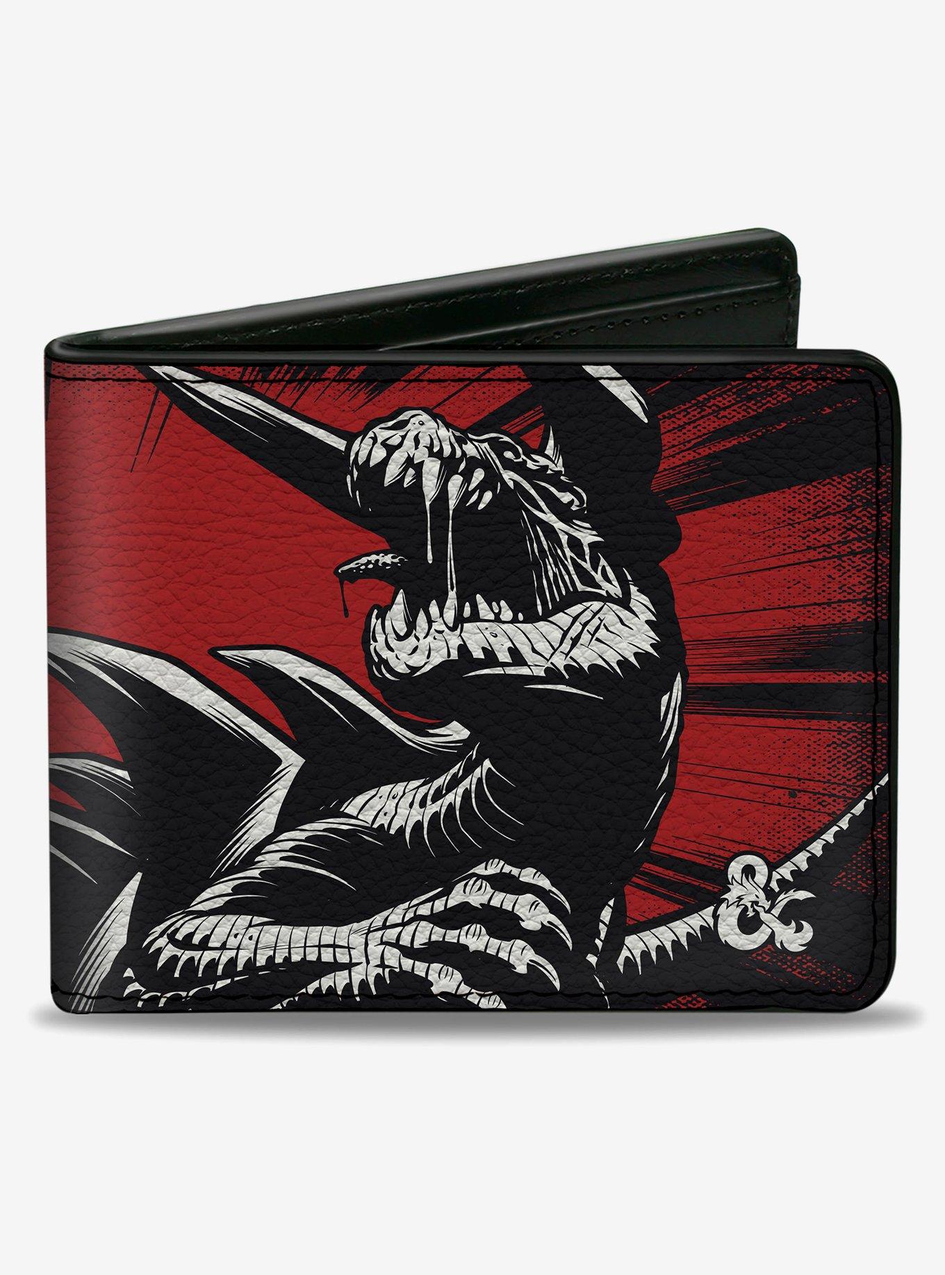 Dungeons & Dragons Tarrasque Monster and Text Bifold Wallet, , hi-res