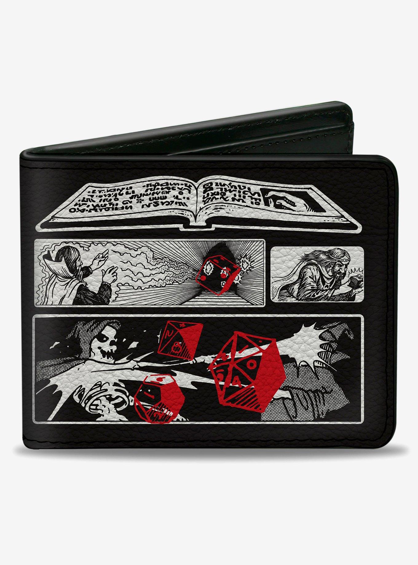 Dungeons & Dragons I Survived The Spellplague Spell Blocks Bifold Wallet, , hi-res
