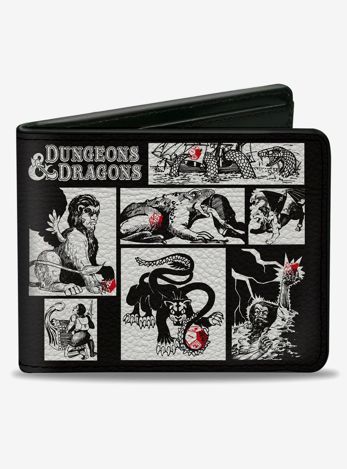 Dungeons & Dragons Monster Illustration Blocks 2 Bifold Wallet, , hi-res