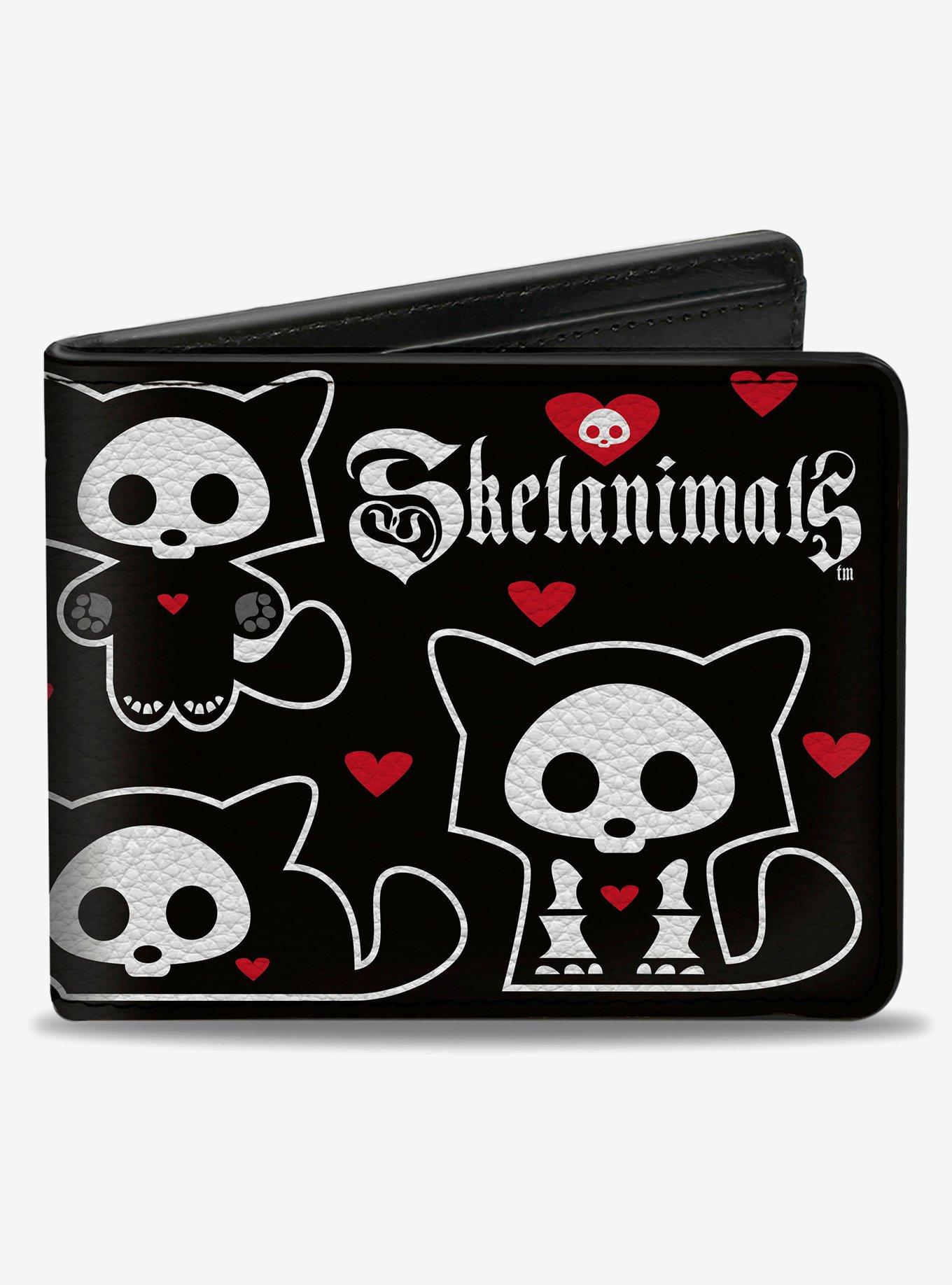 Skelanimals Kit The Cat Poses and Title Logo Bifold Wallet, , hi-res