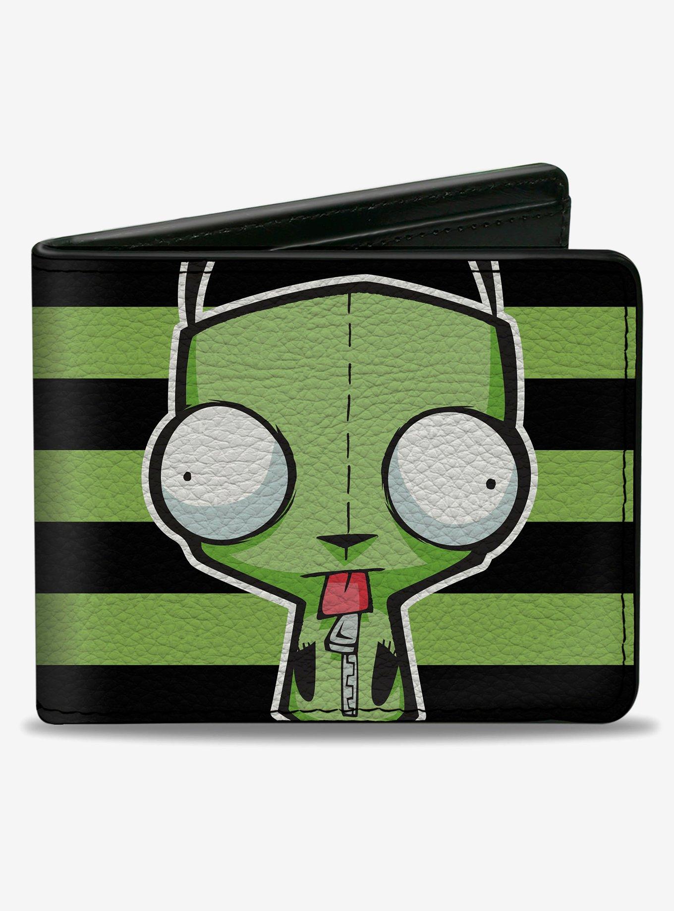 Invader Zim GIR Pose Stripe Bifold Wallet, , hi-res
