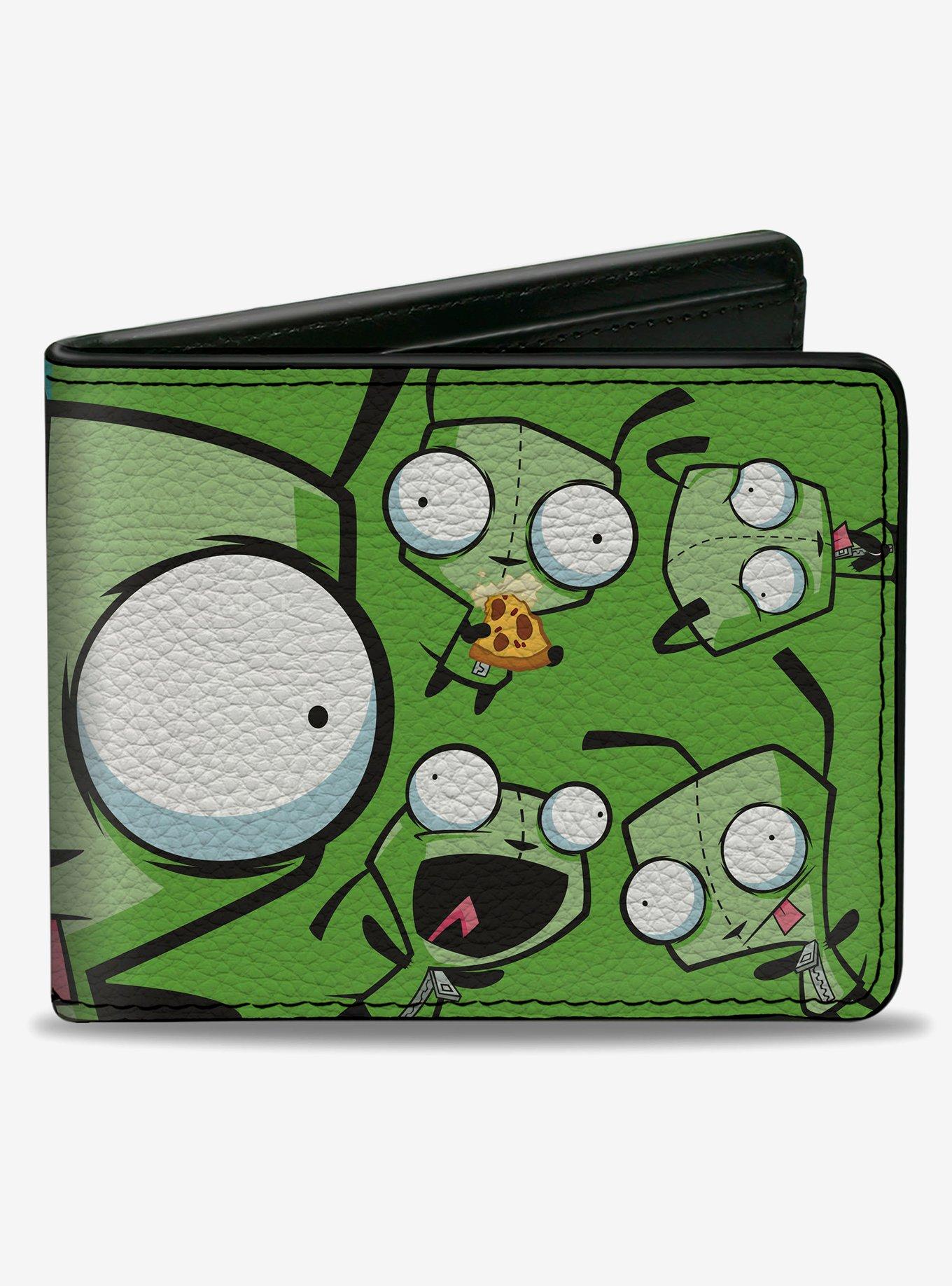 Invader Zim GIR Split Close Up and Poses Bifold Wallet, , hi-res