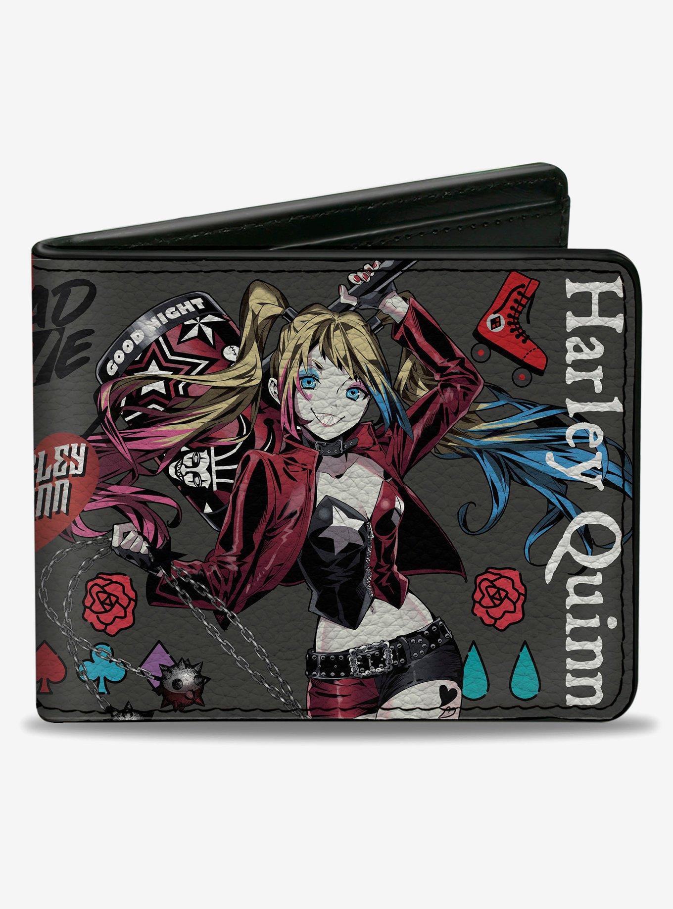 DC Comics Harley Quinn Good Night Anime Pose Bifold Wallet, , hi-res