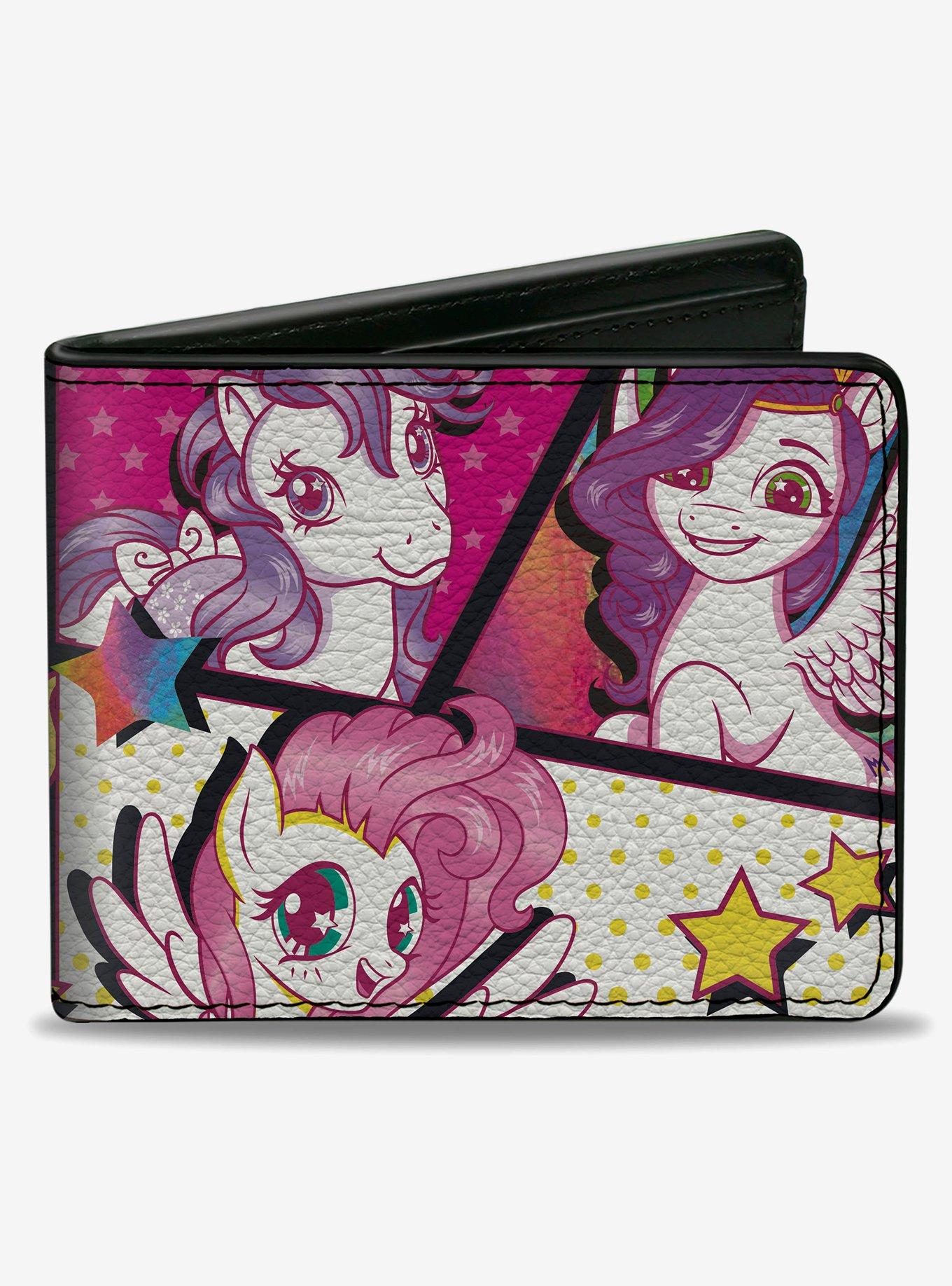My Little Pony Together Pony Pop Art Blocks Bifold Wallet, , hi-res
