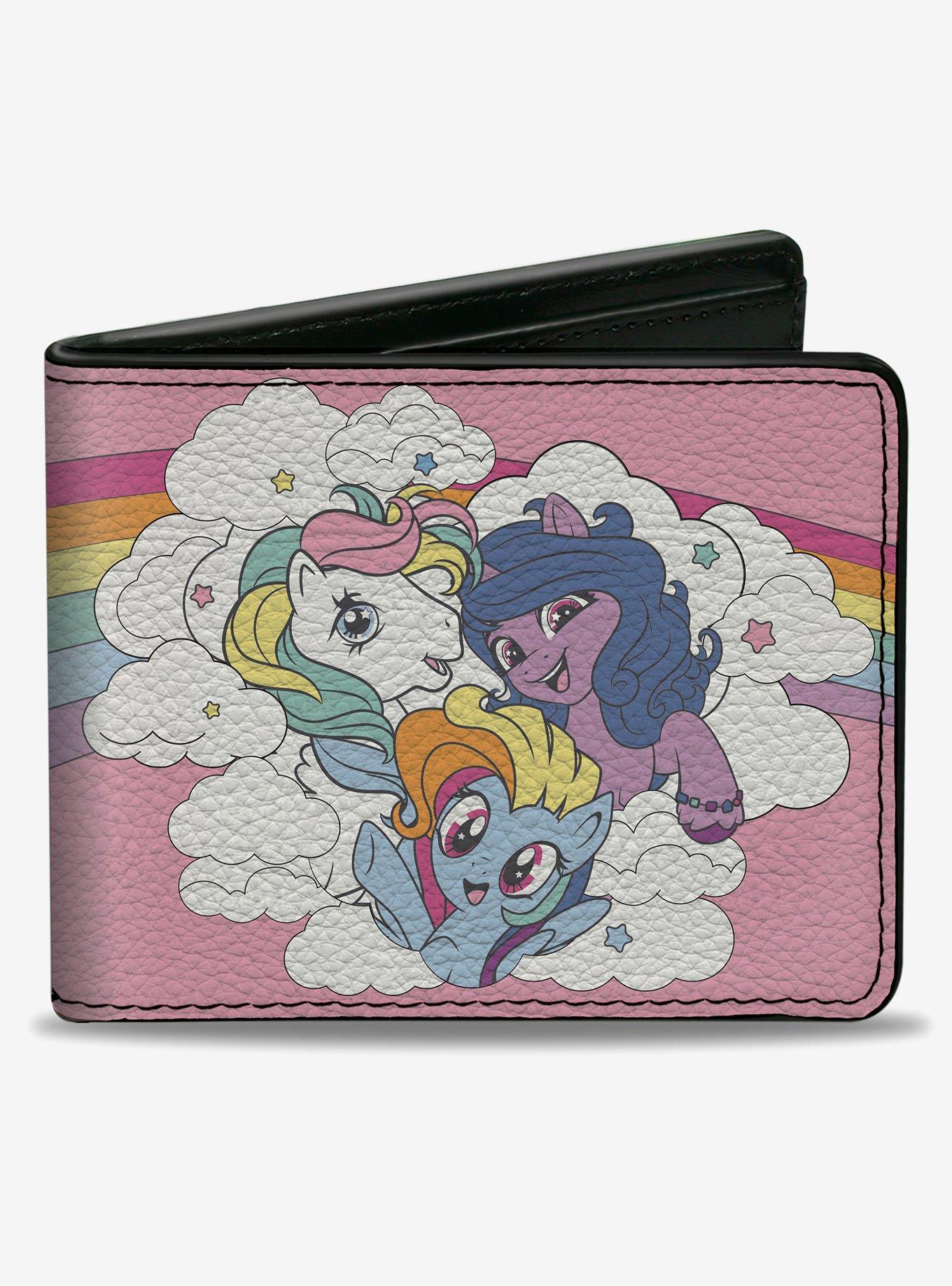 My Little Pony Three Pony Rainbow Cloud Pose Bifold Wallet, , hi-res