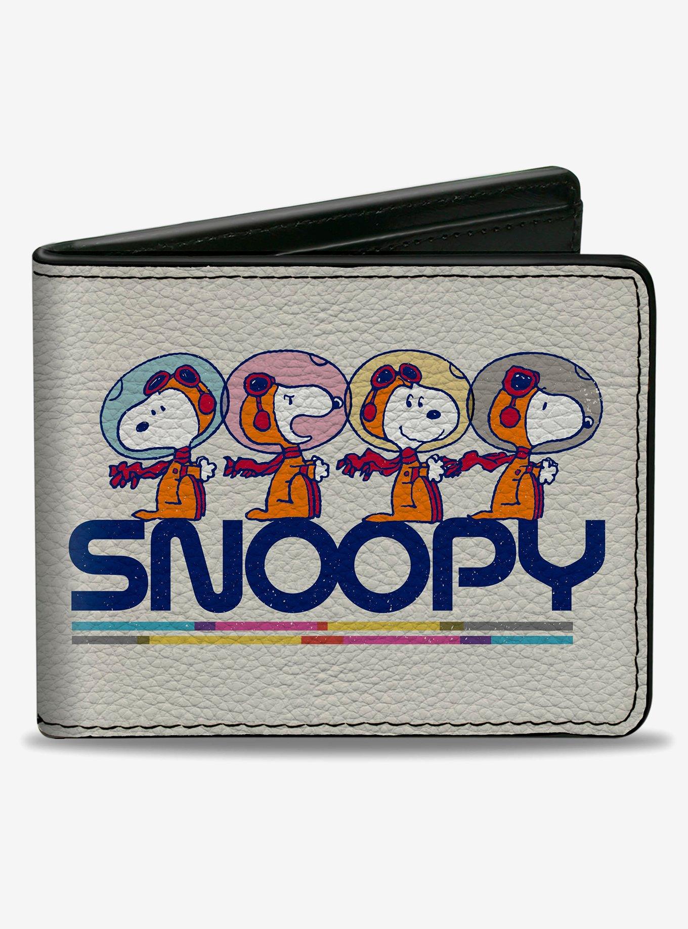 Peanuts Astronaut Snoopy Launch Poses Bifold Wallet, , hi-res