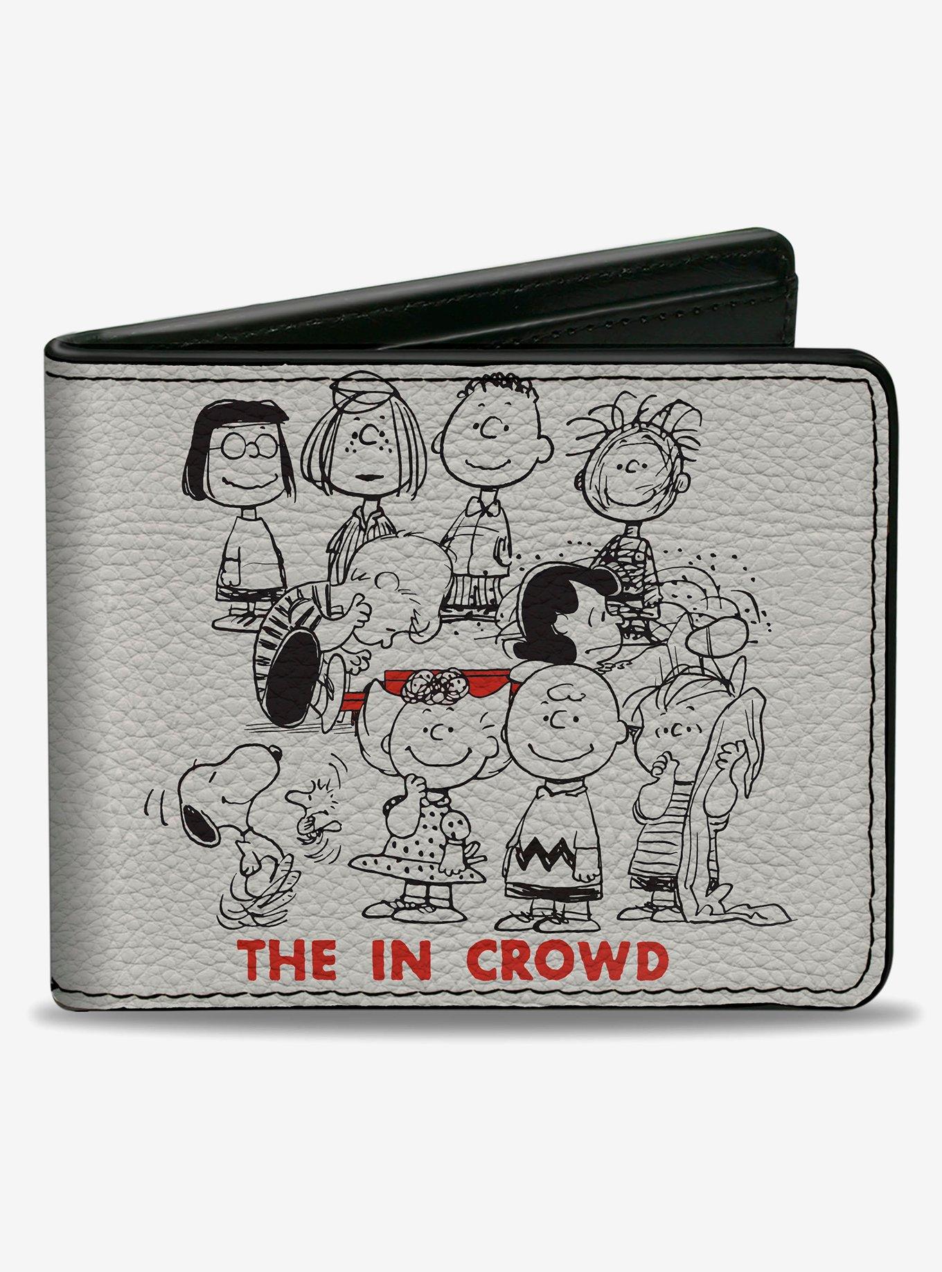 Peanuts Gang 75th The In Crowd Group Pose Bifold Wallet, , hi-res