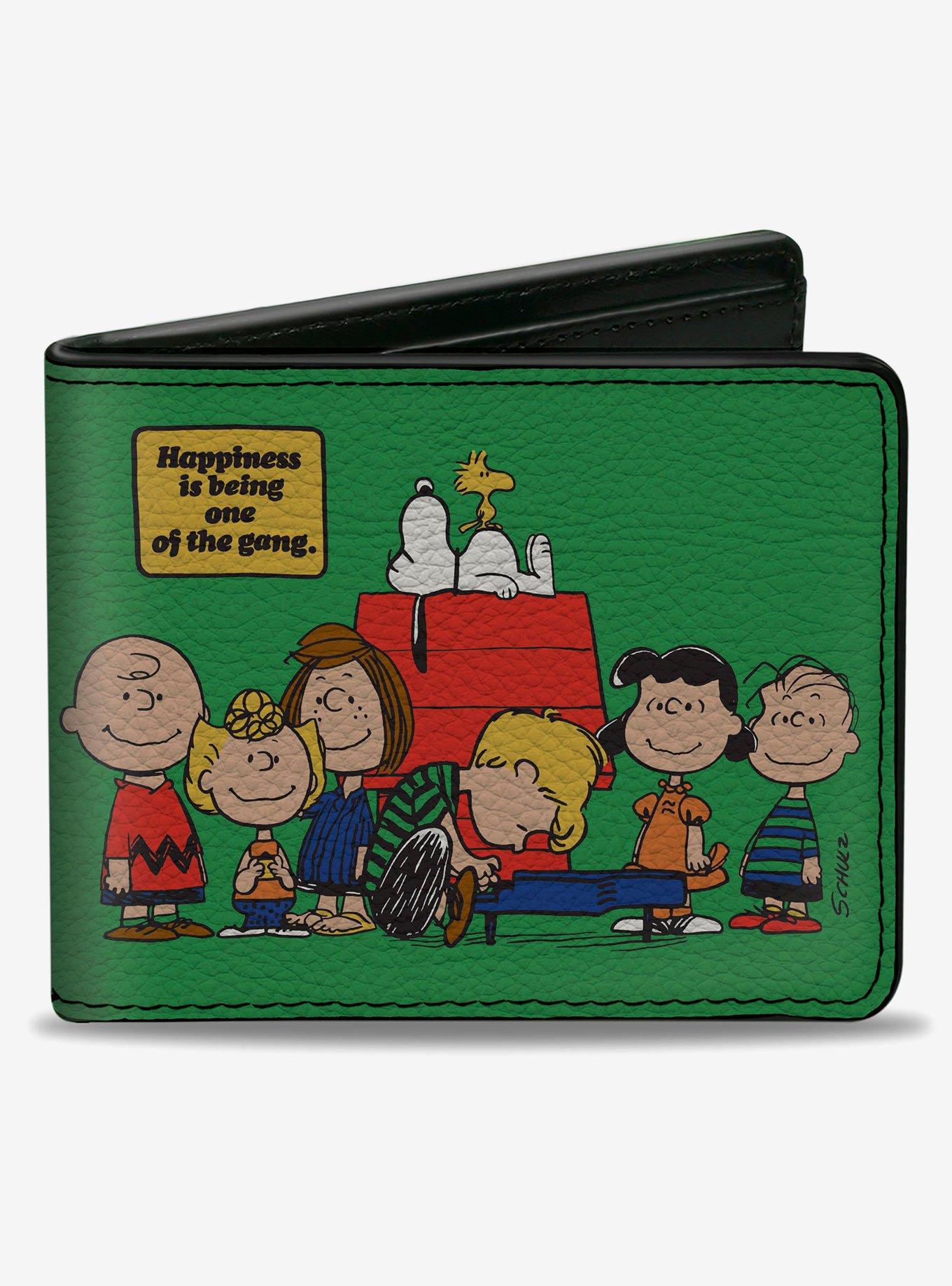 Peanuts Gang 75th Happiness Is Being One of the Gang Bifold Wallet, , hi-res