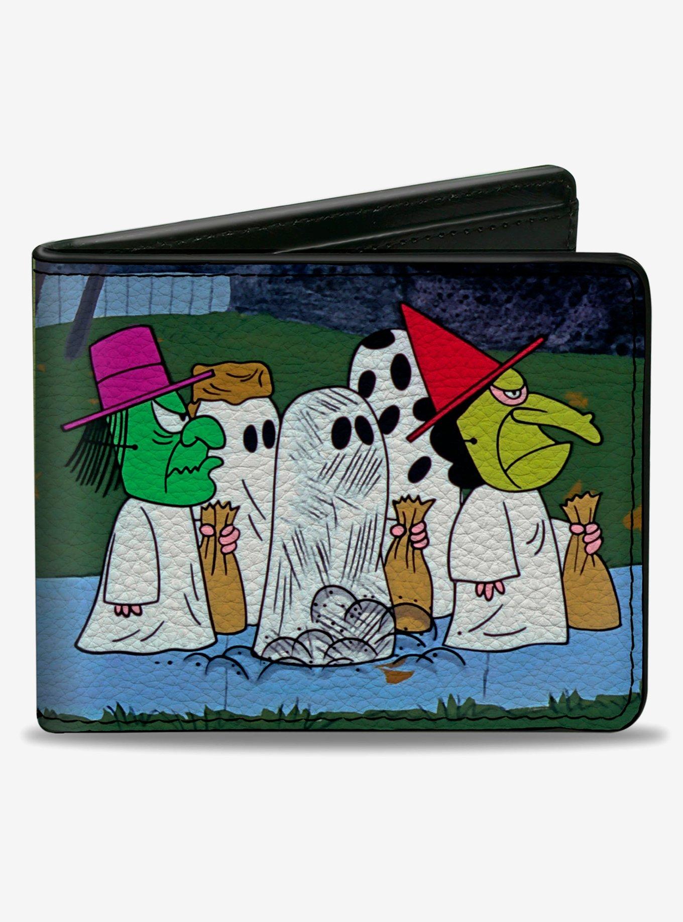 Peanuts Gang Halloween Trick Or Treat Group Pose Bifold Wallet, , hi-res