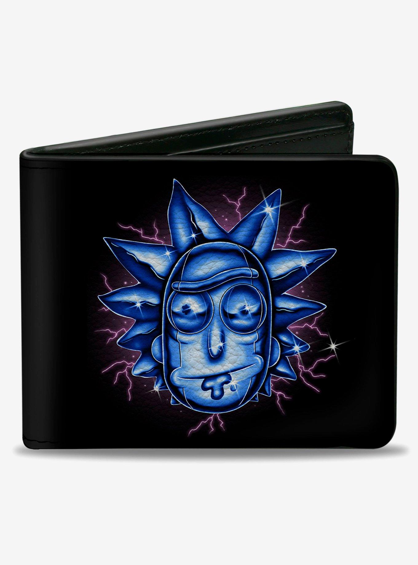 Rick and Morty Electric Faces Bifold Wallet, , hi-res