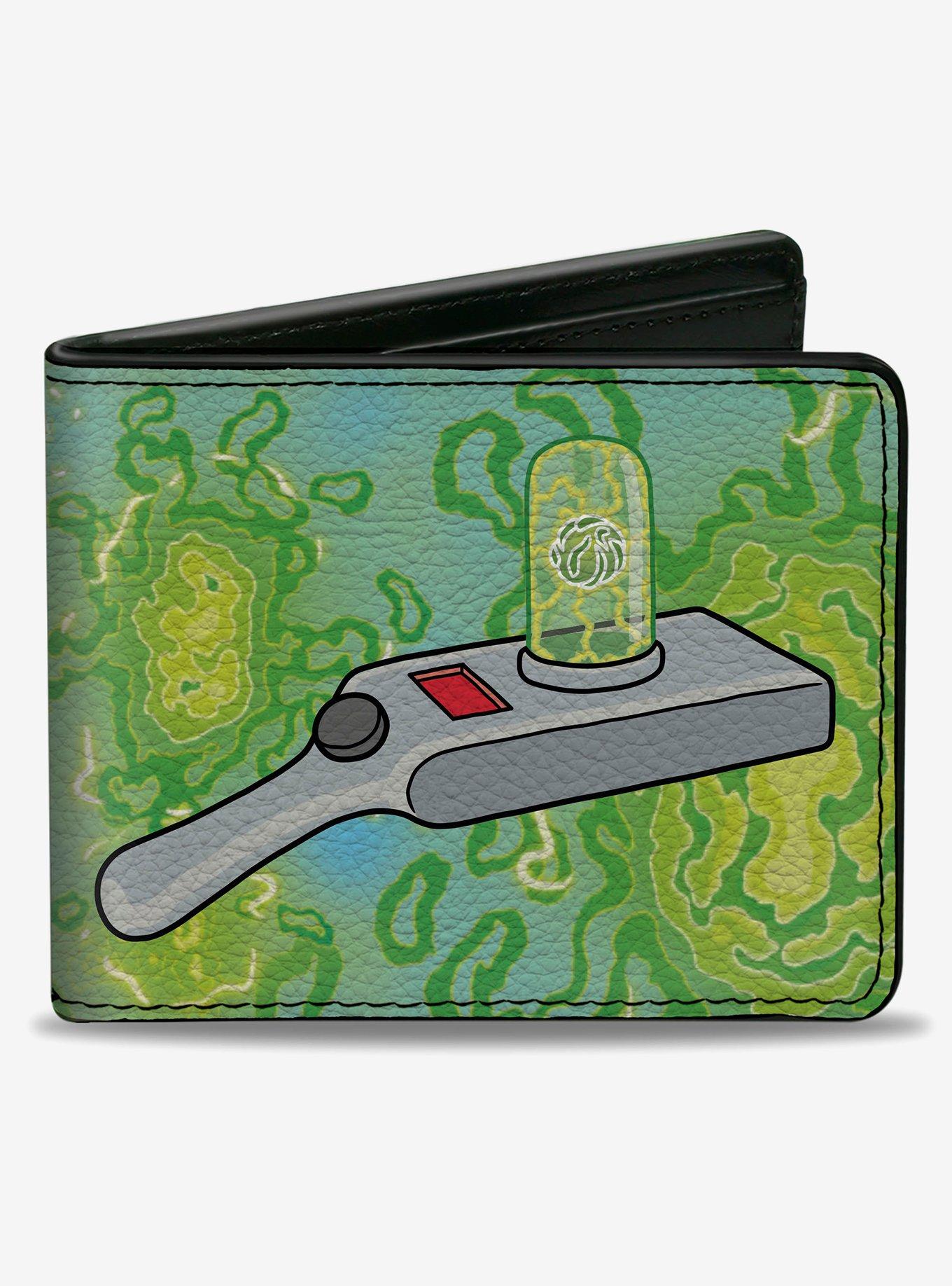 Rick and Morty Portal Gun and Portals Bifold Wallet, , hi-res