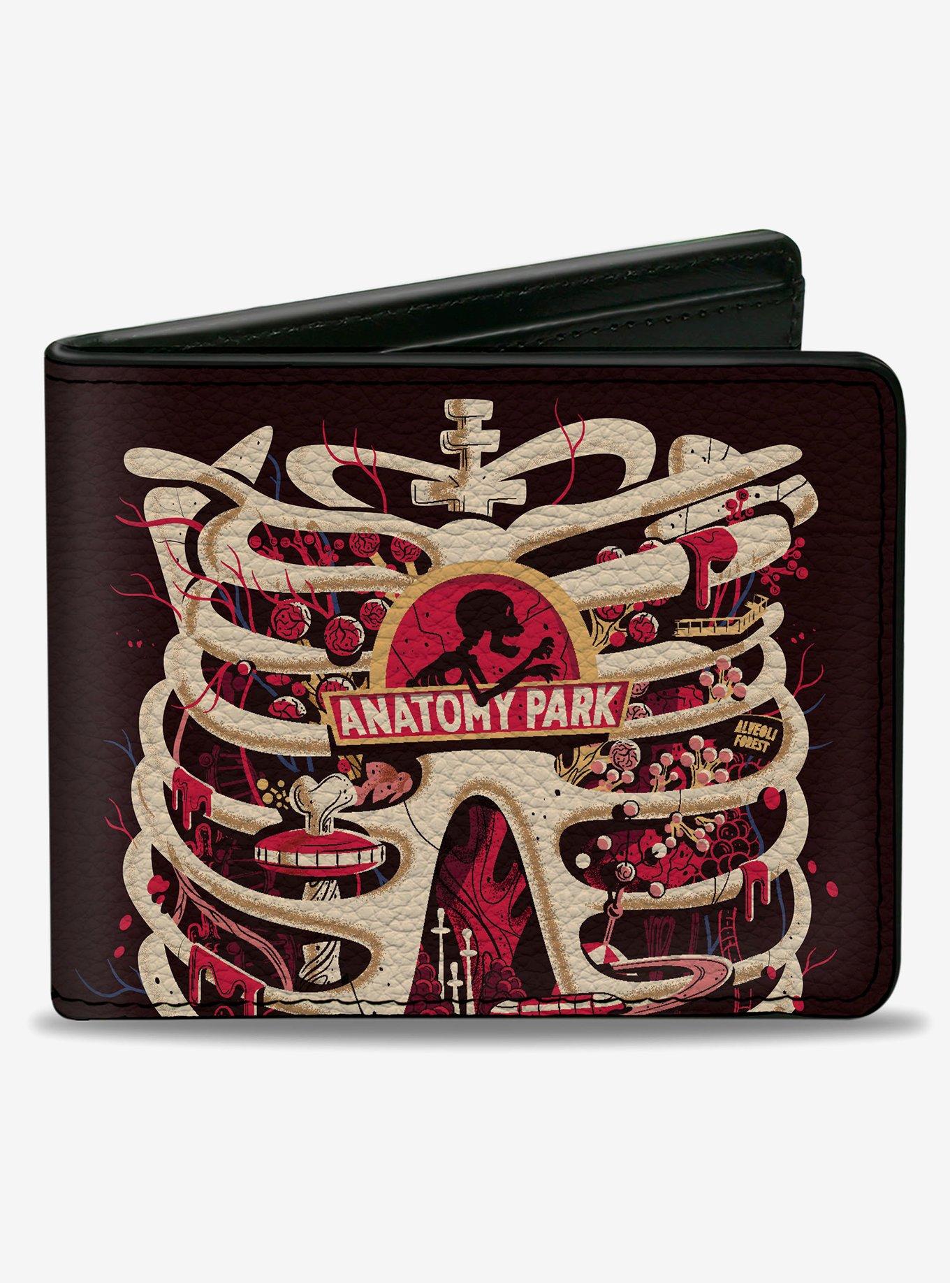 Rick and Morty Anatomy Park Rib Cage Scene Bifold Wallet, , hi-res