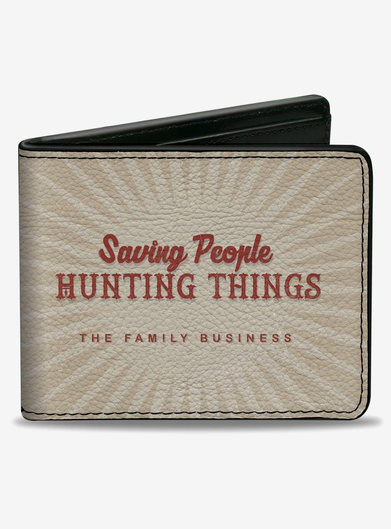 Supernatural Saving People Hunting Things 4 Character Bifold Wallet, , hi-res