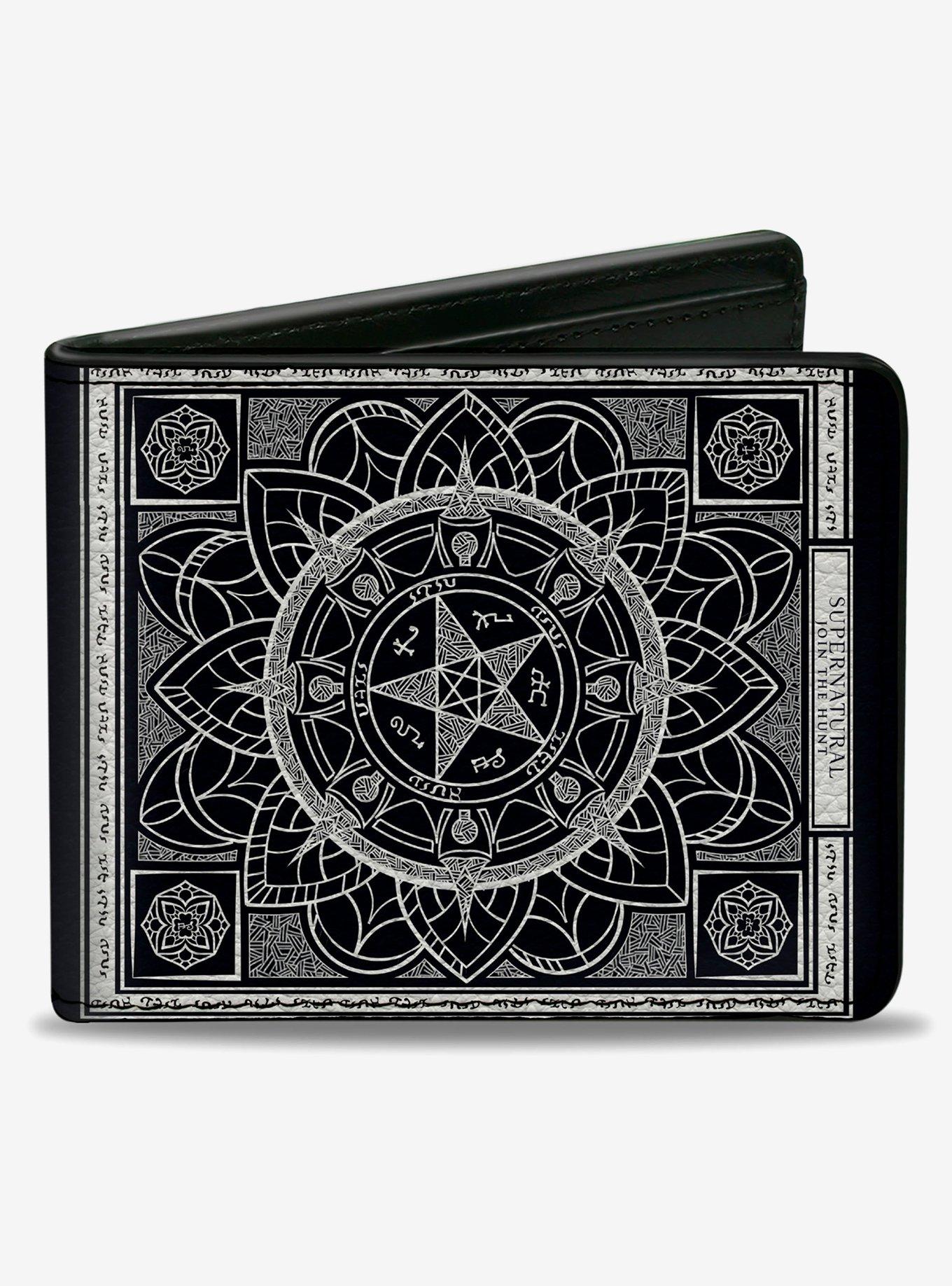 Supernatural Pentagram Mandala Bifold Wallet, , hi-res