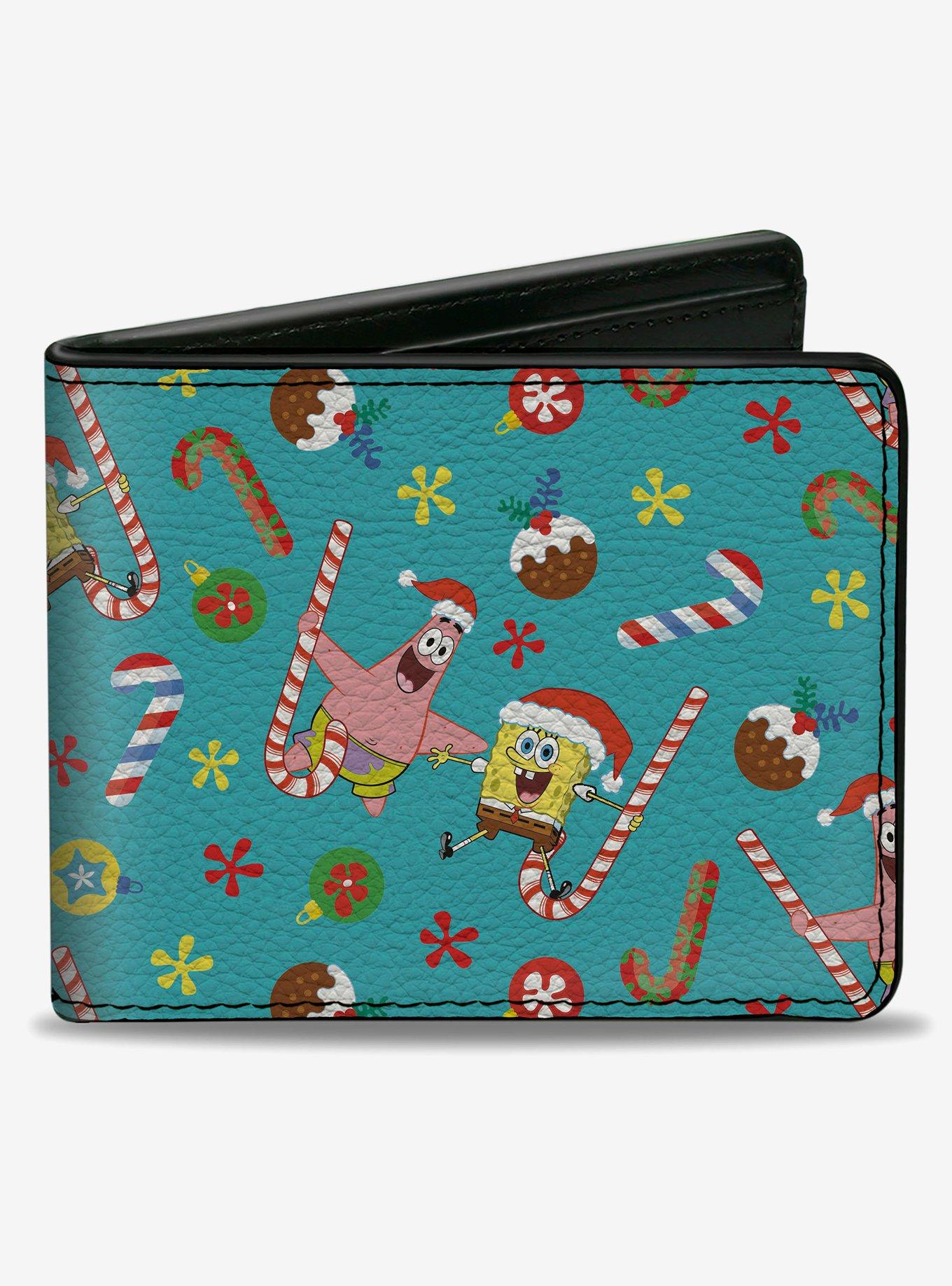 SpongeBob SquarePants and Patrick Holiday Treats Collage Bifold Wallet, , hi-res