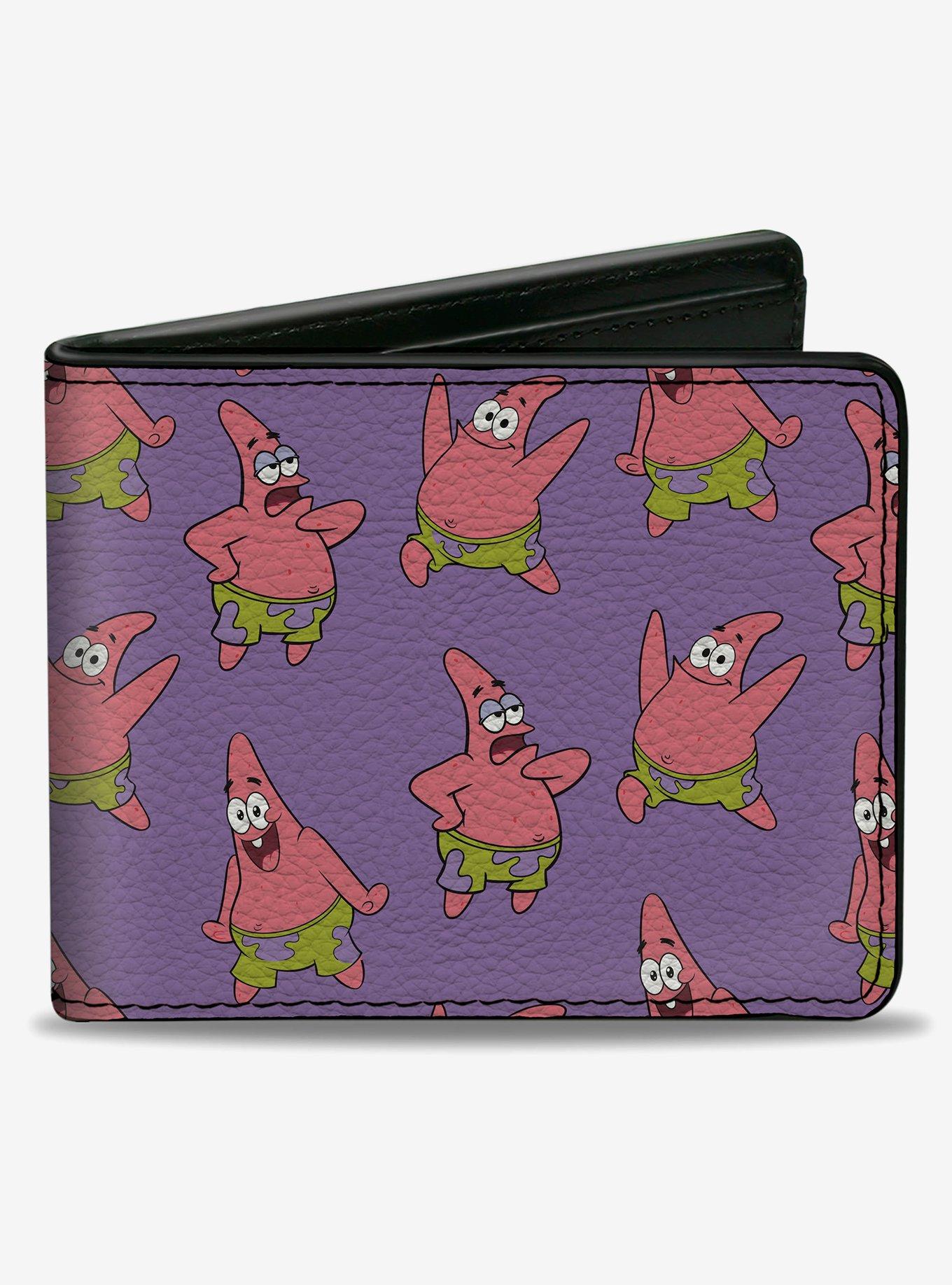 SpongeBob SquarePants Patrick Star Poses Scattered Bifold Wallet, , hi-res