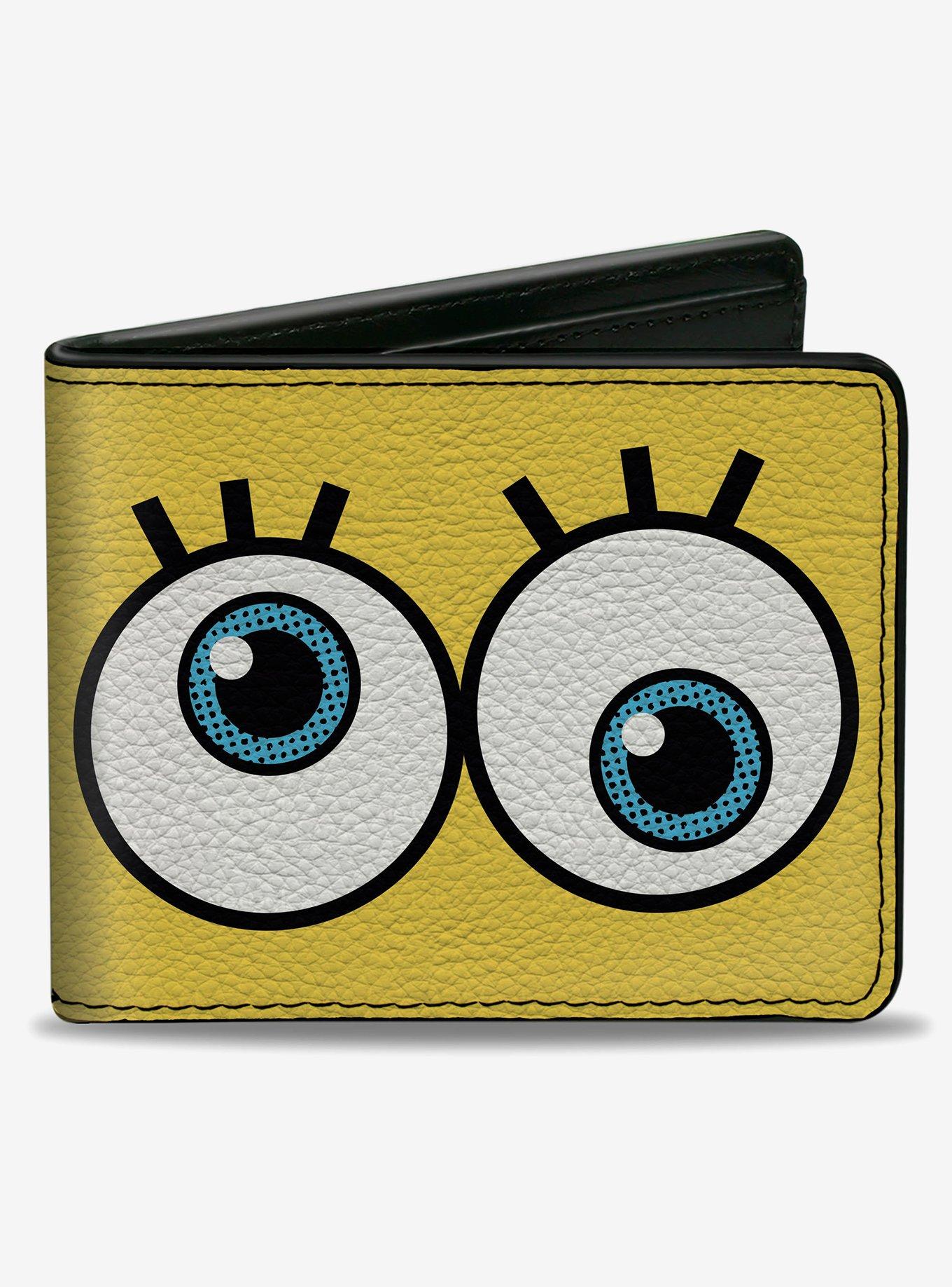 SpongeBob SquarePants Eyes Close Up Bifold Wallet, , hi-res