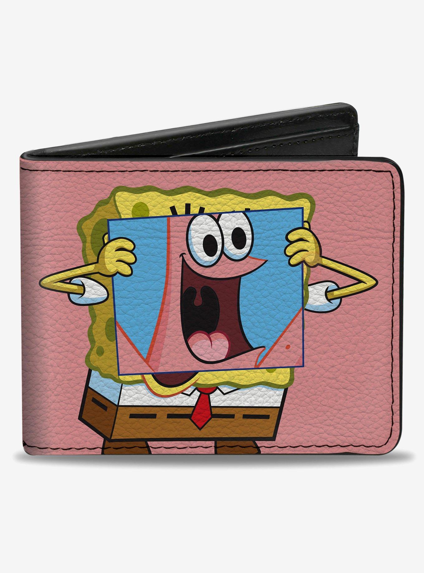 SpongeBob SquarePants Patrick Star Face Cover Up Pose Bifold Wallet, , hi-res