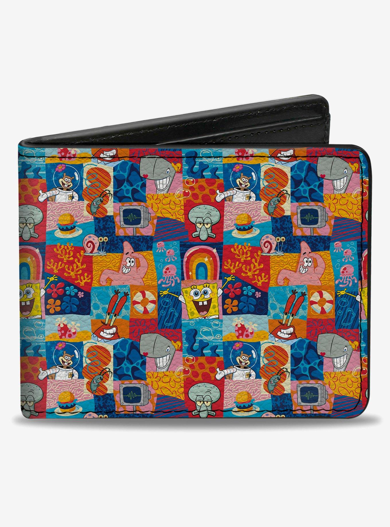 SpongeBob SquarePants Friends and Icons Bifold Wallet, , hi-res