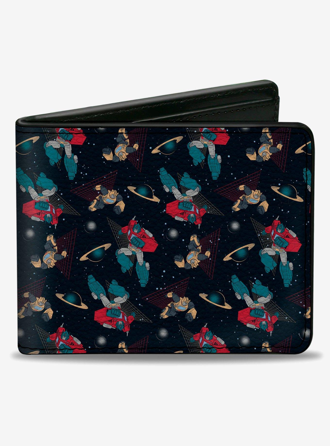 Transformers Bumblebee and Optimus Prime Pose Collage Bifold Wallet, , hi-res