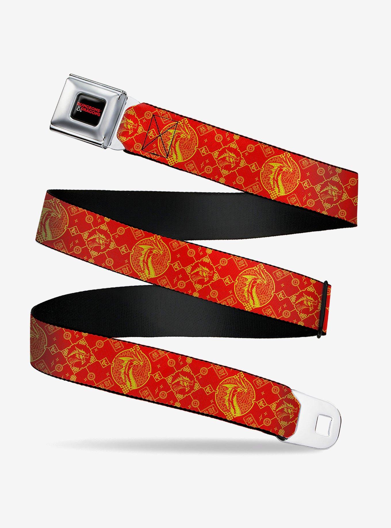 Dungeons & Dragons Year of the Dragon Icons Seatbelt Buckle Belt, , hi-res