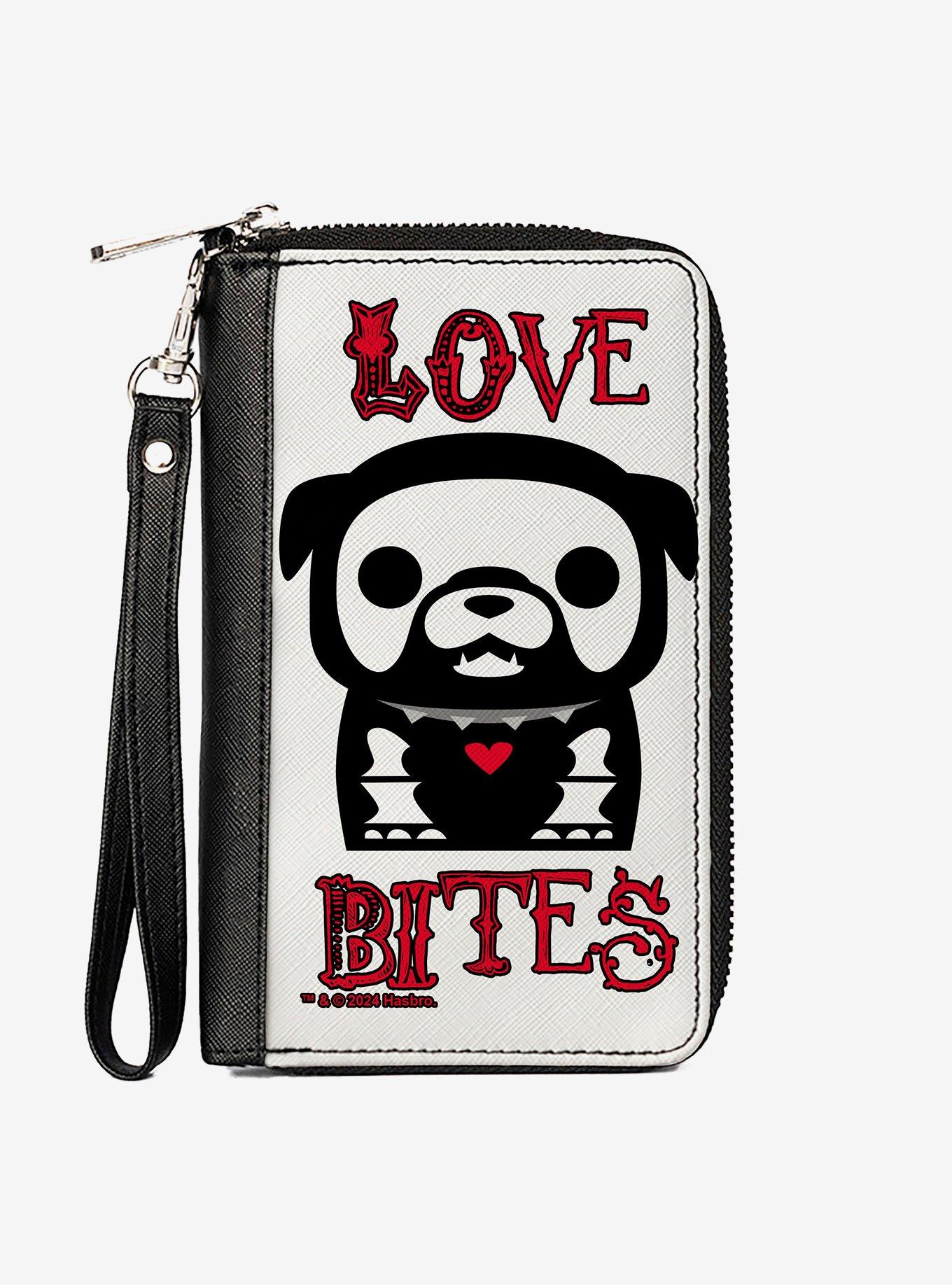 Skelanimals Maxx The Bulldog Love Bites Pose Zip Around Wallet, , hi-res