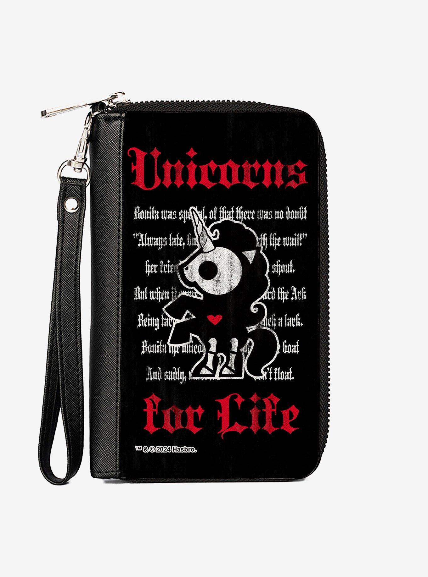 Skelanimals Bonita The Unicorn Unicorns For Life Zip Around Wallet, , hi-res