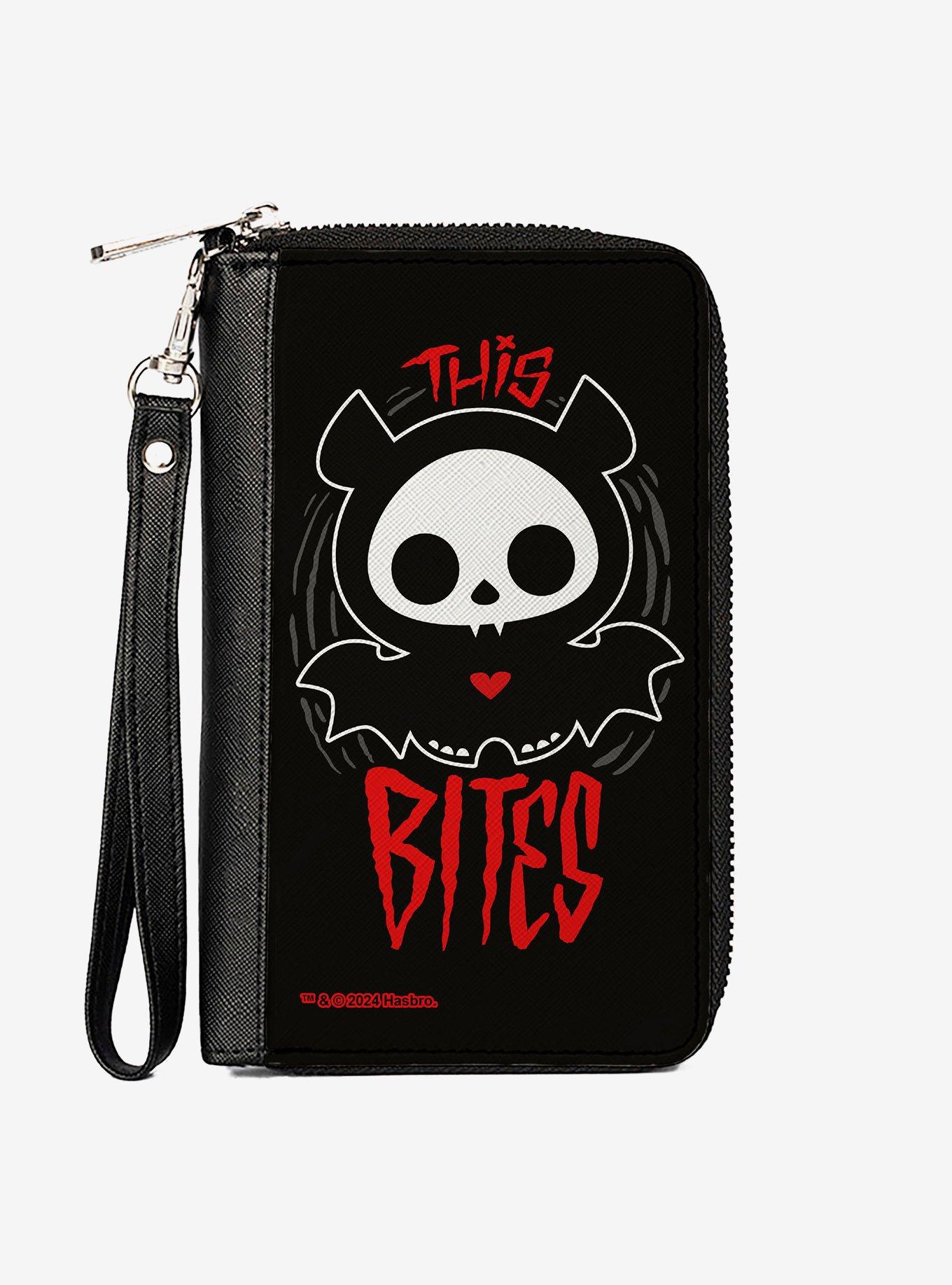 Skelanimals Diego The Bat Fog Pose Zip Around Wallet, , hi-res