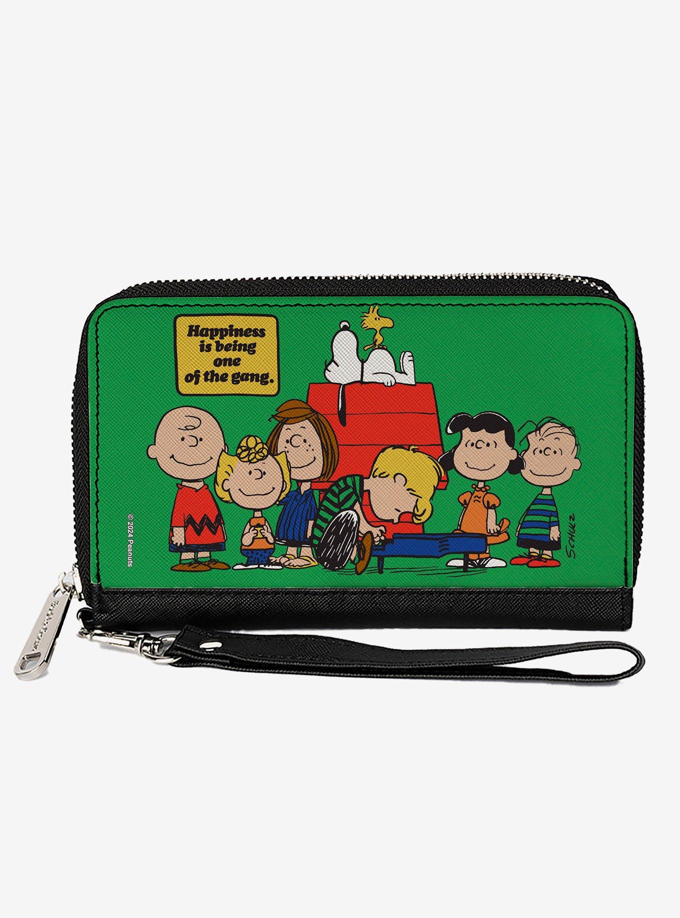 Peanuts Gang 75th Happiness Is Being One of the Gang Zip Around Wallet, , hi-res
