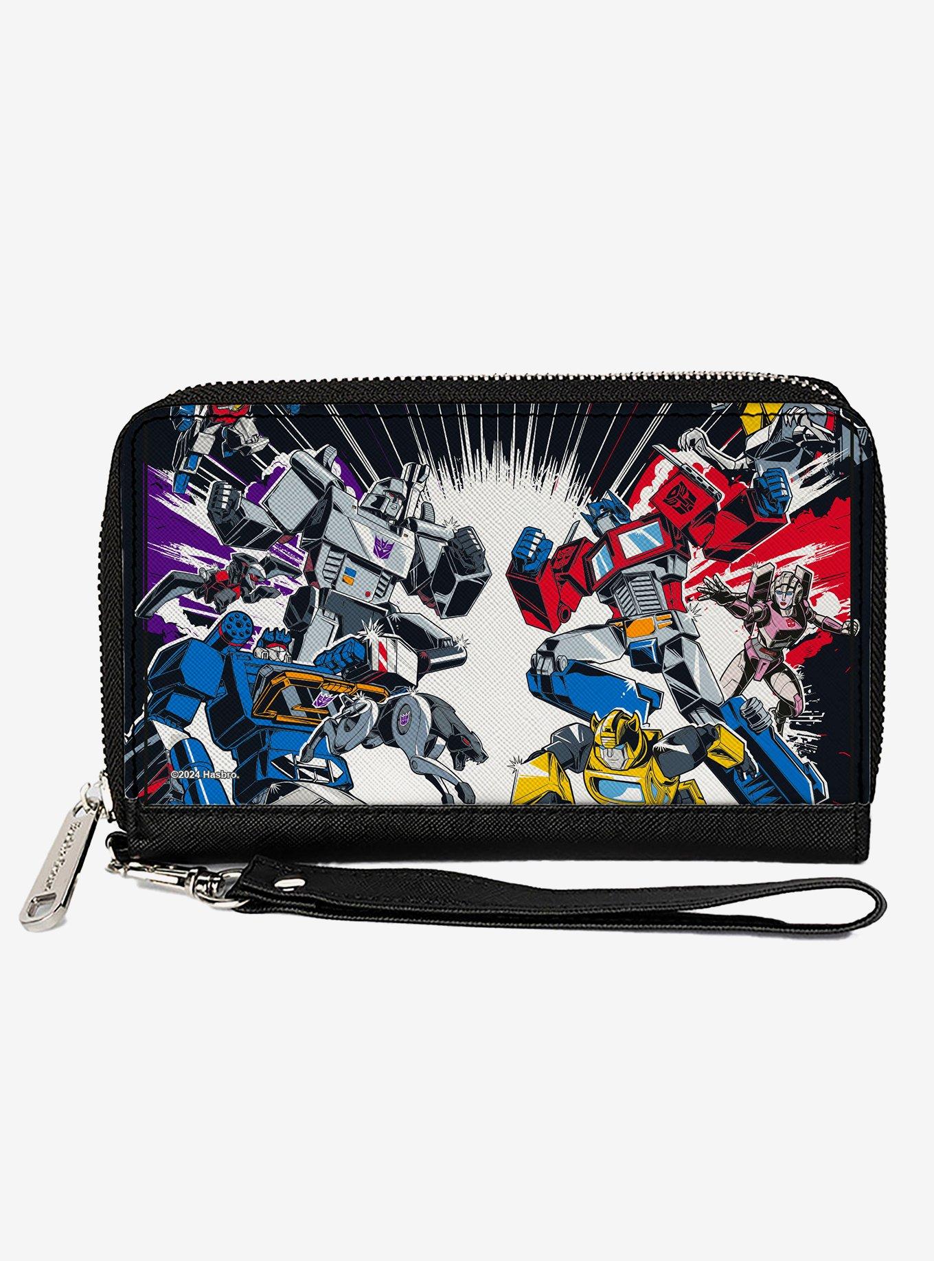 Transformers Decepticon and Autobots Battle Zip Around Wallet, , hi-res