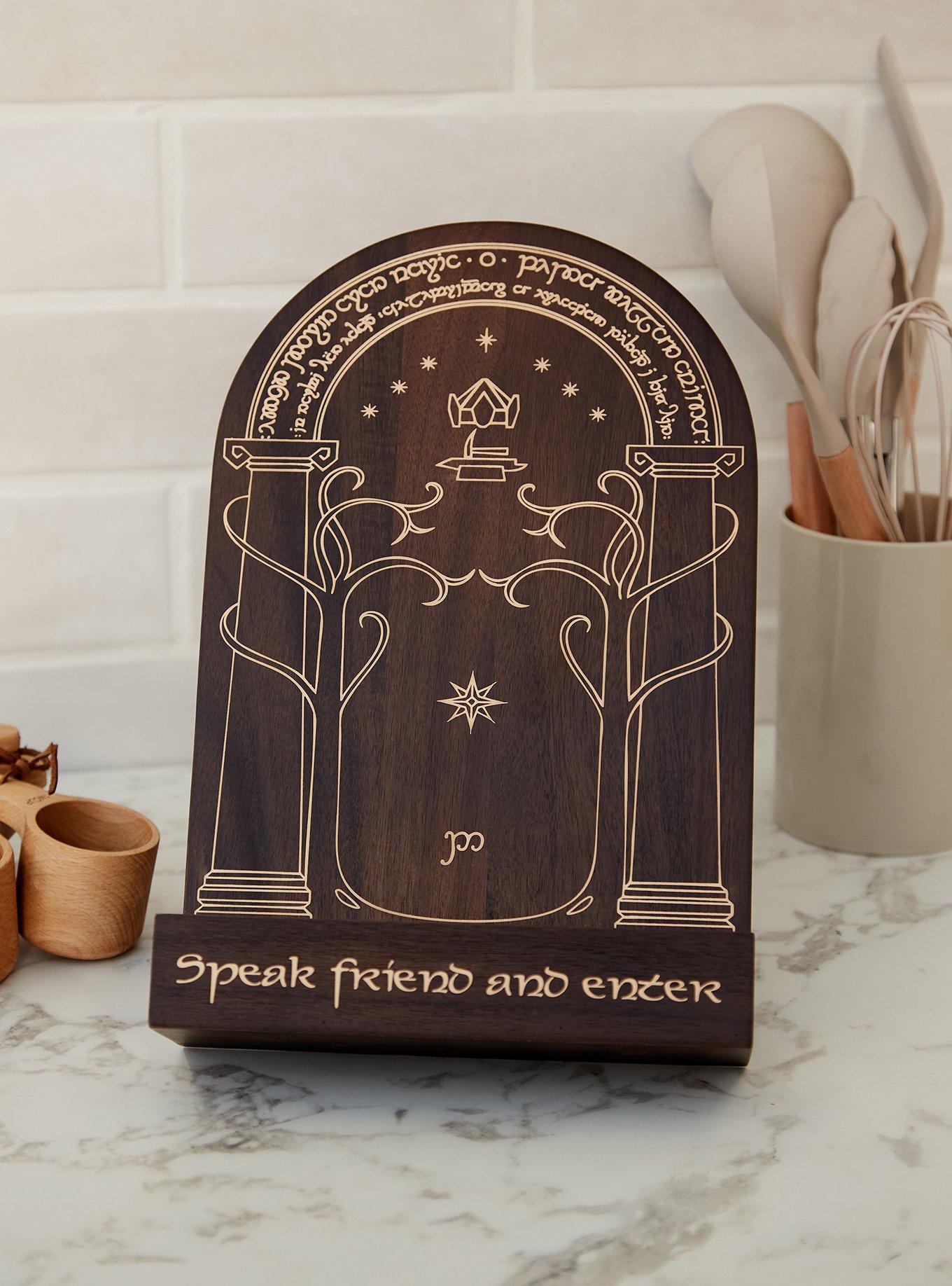 The Lord of the Rings Doors of Durin Cookbook Stand — BoxLunch Exclusive, , hi-res