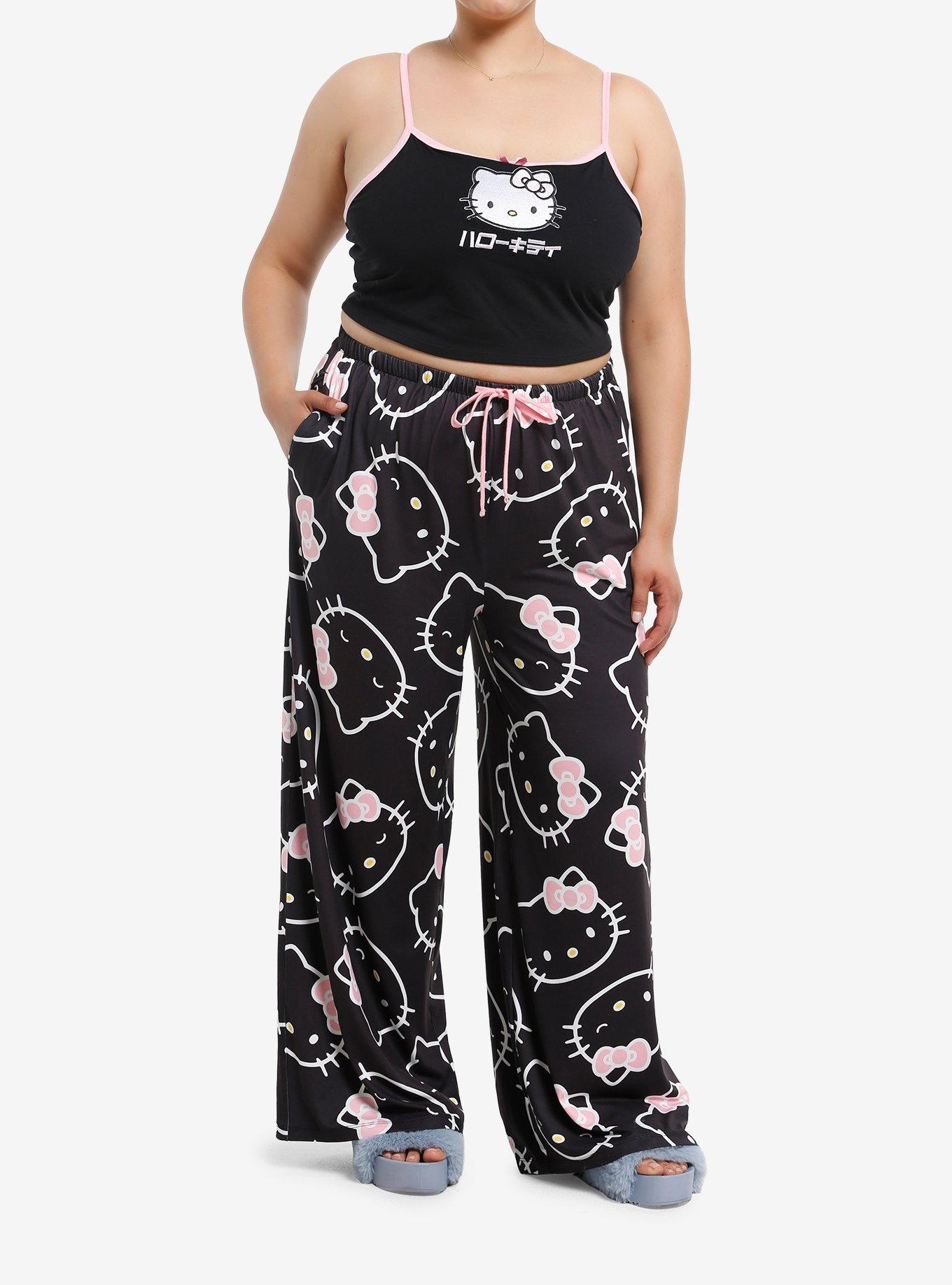 Hello Kitty Faces Girls Lounge Set Plus Size, , hi-res