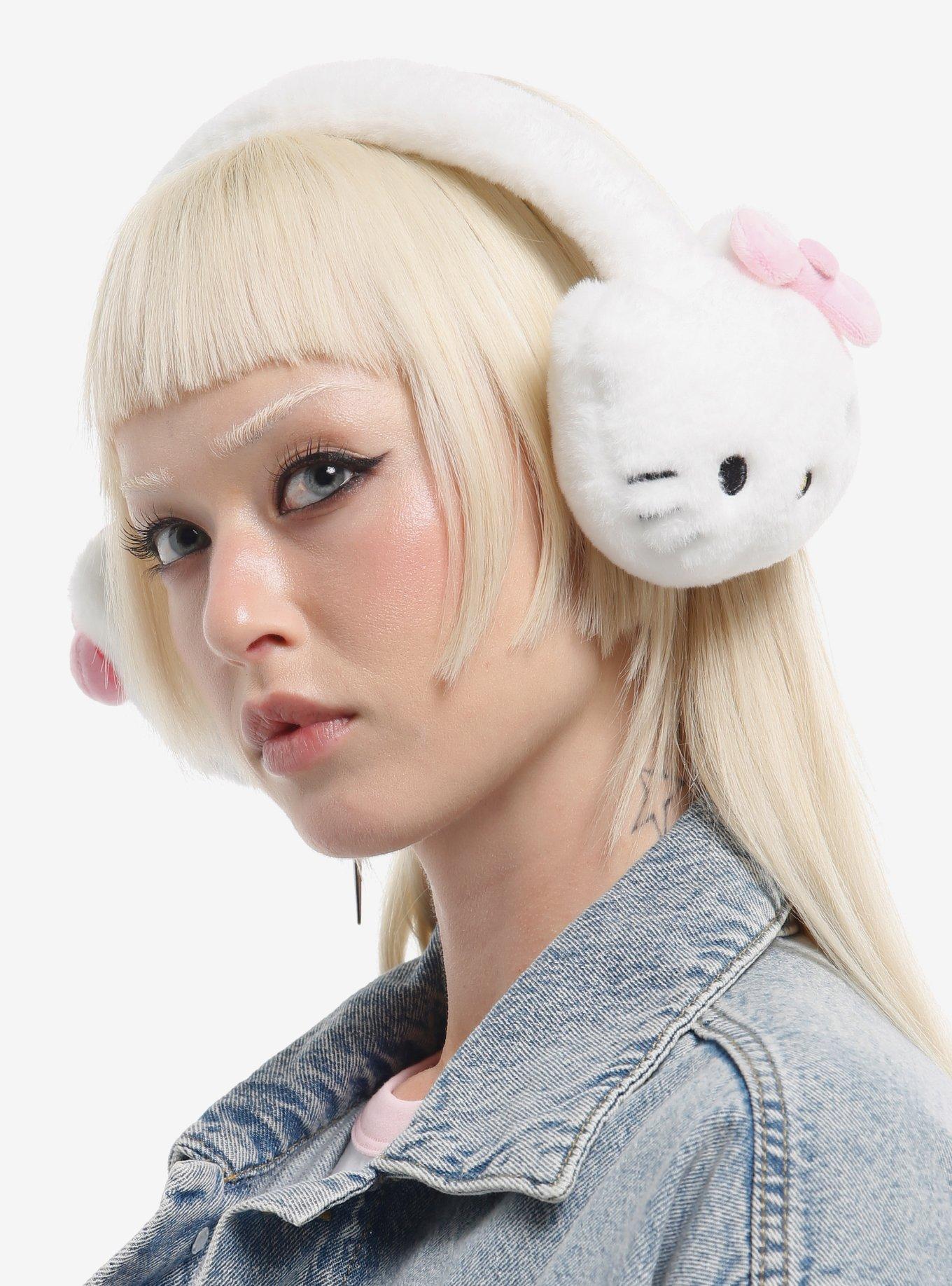Hello Kitty 3D Plush Earmuffs, , hi-res