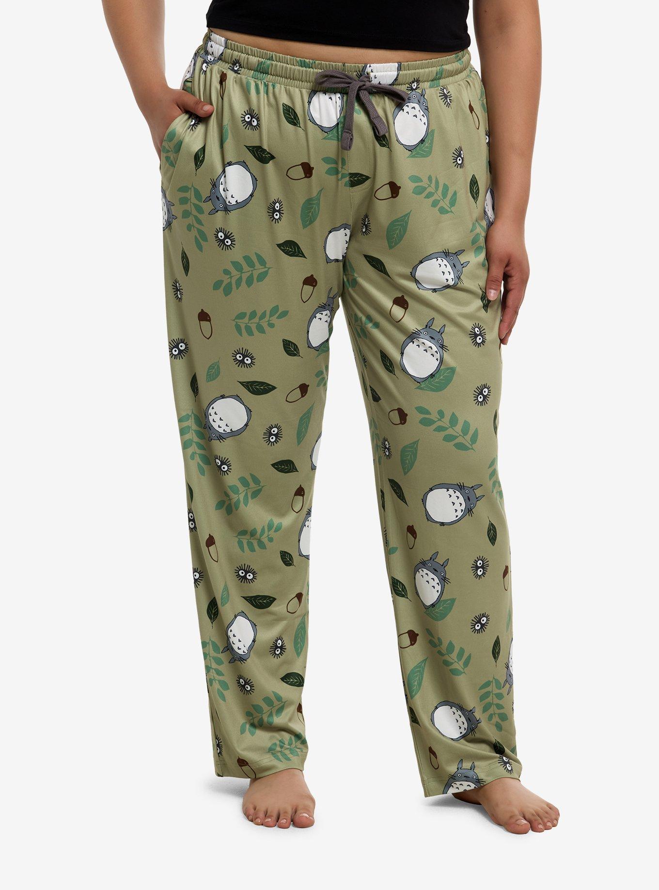 Studio Ghibli® My Neighbor Totoro Forest Print Girls Pajama Pants Plus Size, , hi-res