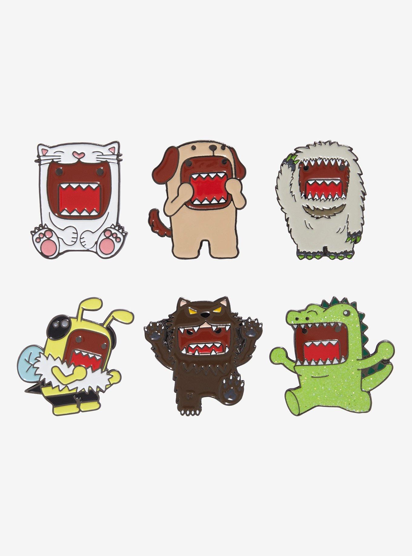 Domo Animal Costumes Blind Box Enamel Pin - BoxLunch Exclusive, , hi-res