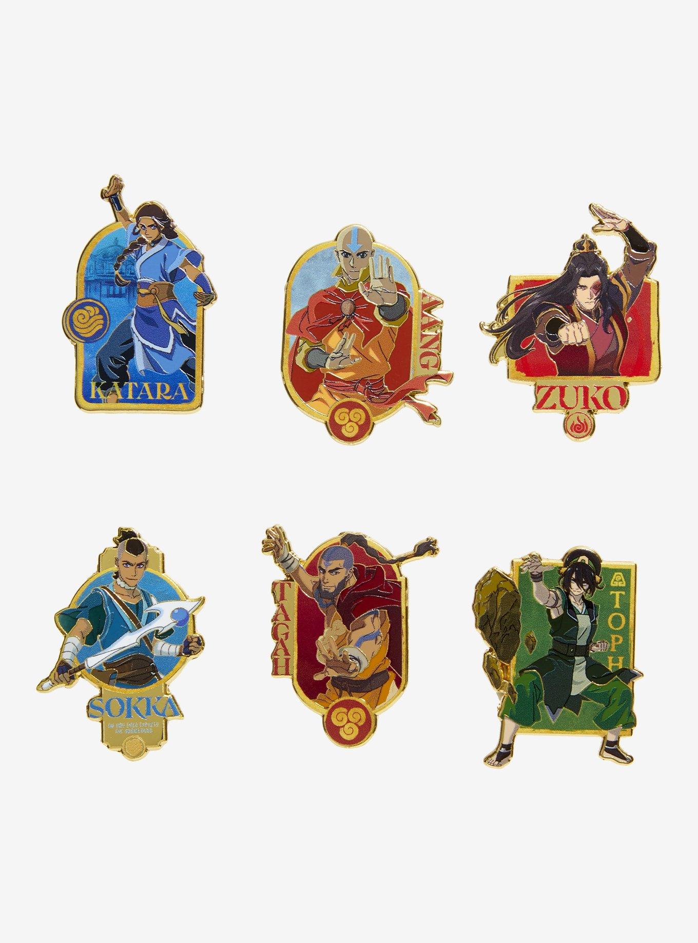The Legend of Aang: The Last Airbender Characters Blind Box Enamel Pin - BoxLunch Exclusive