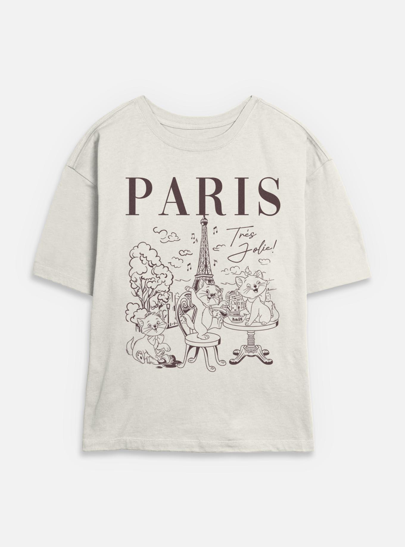 Disney The AristoCats Paris Destination Womens Skimmer T-Shirt, , hi-res
